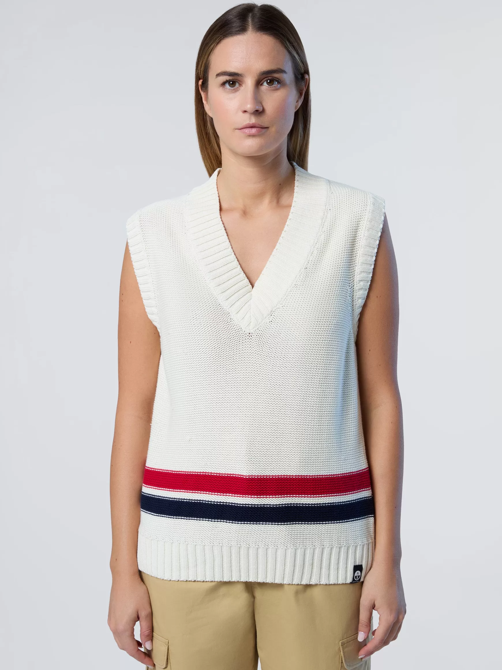 North Sails Gilet con scollo a V>Donna Outlet | Maglioni E Cardigan