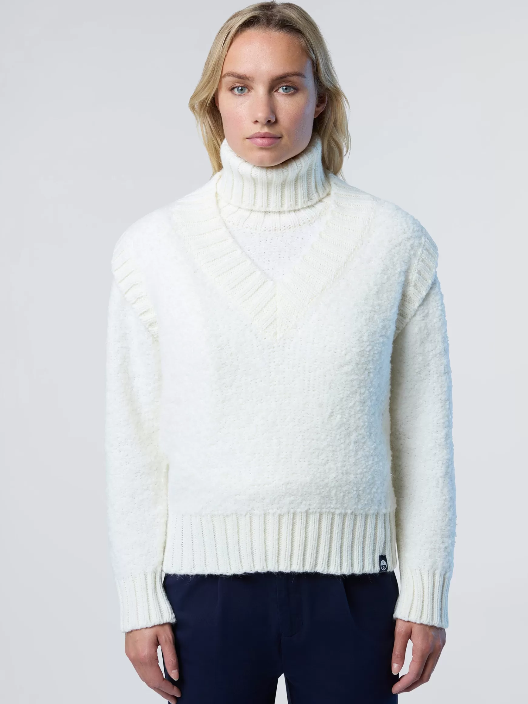 North Sails Gilet in bouclé con scollo a V>Donna Shop By Look | Maglioni E Cardigan