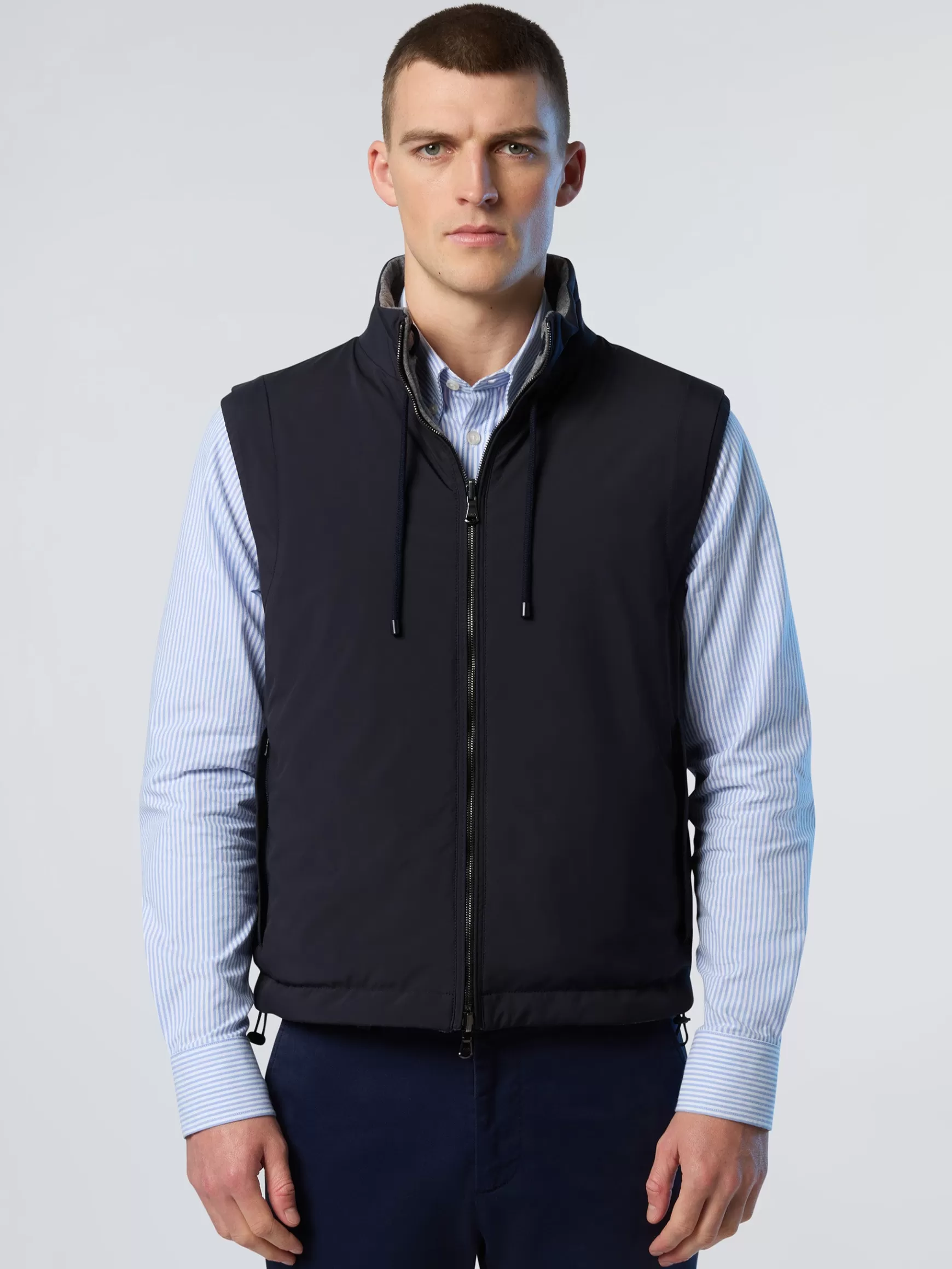 North Sails Gilet reversibile>Uomo Smanicati | Giacche