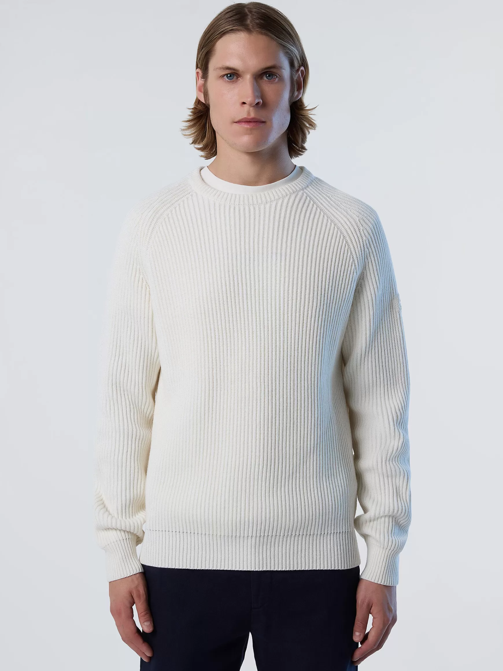 North Sails Maglia girocollo a costine>Uomo Outlet | Maglioni E Cardigan