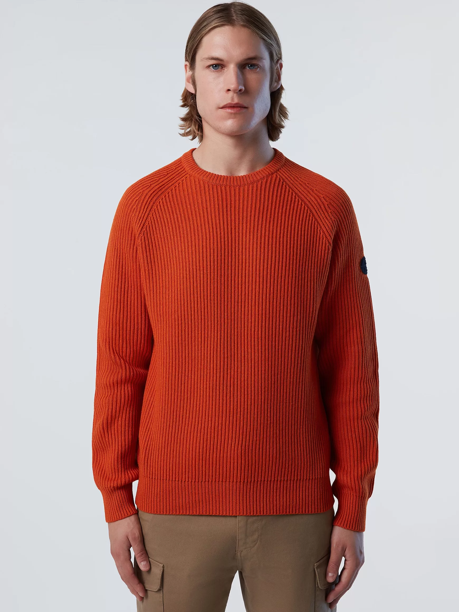 North Sails Maglia girocollo a costine>Uomo Outlet | Maglioni E Cardigan