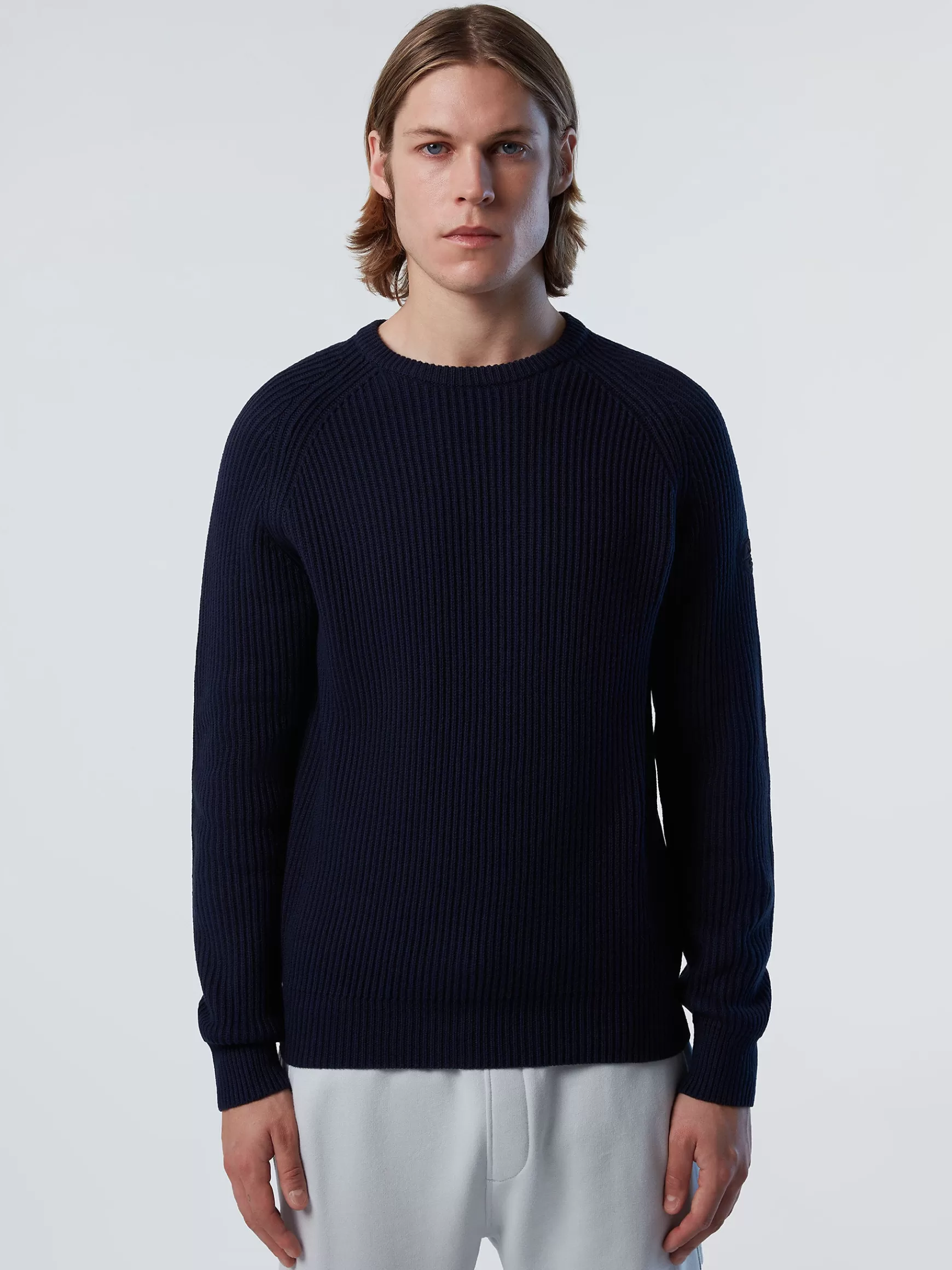 North Sails Maglia girocollo a costine>Uomo Outlet | Maglioni E Cardigan