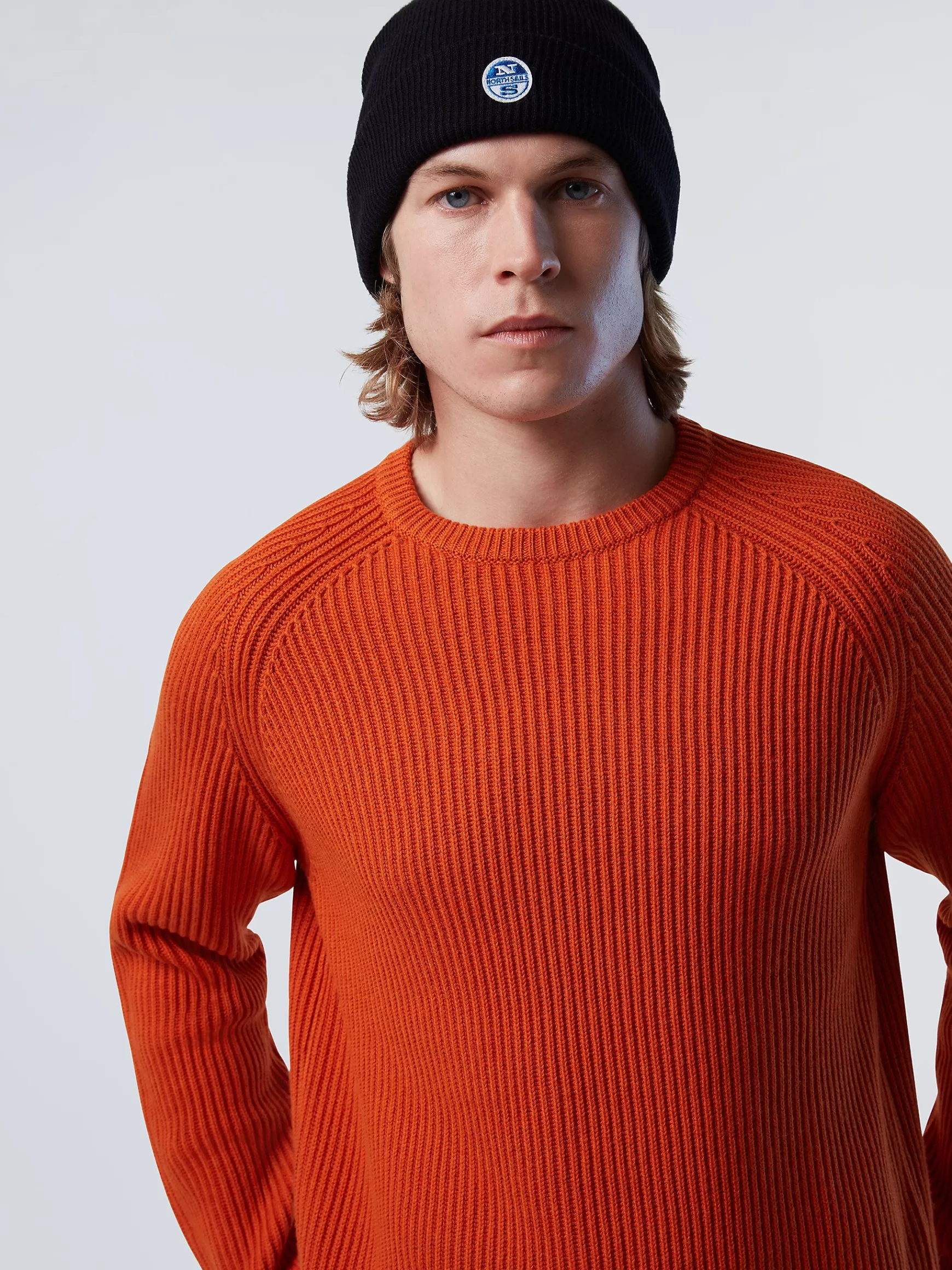 North Sails Maglia girocollo a costine>Uomo Outlet | Maglioni E Cardigan