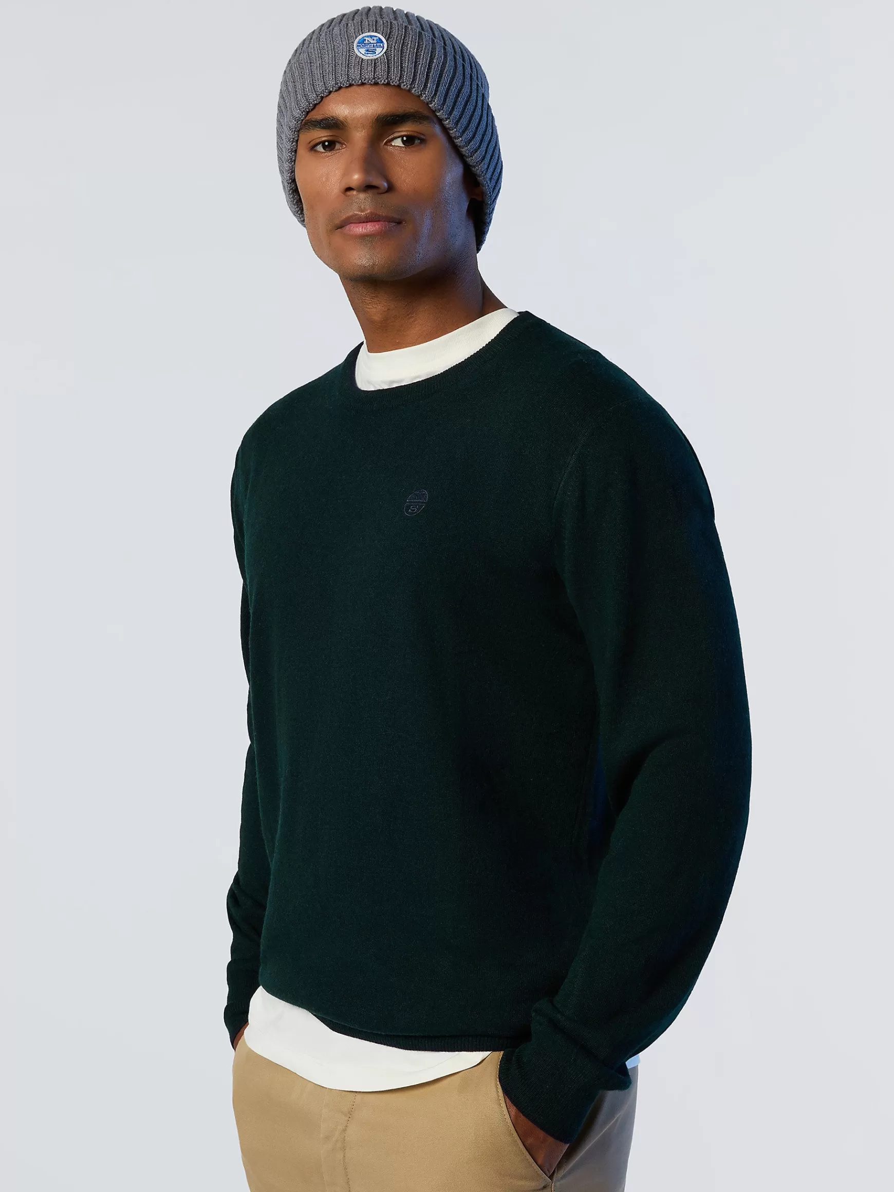 North Sails Maglia in cashmere riciclato>Uomo Outlet | Maglioni E Cardigan