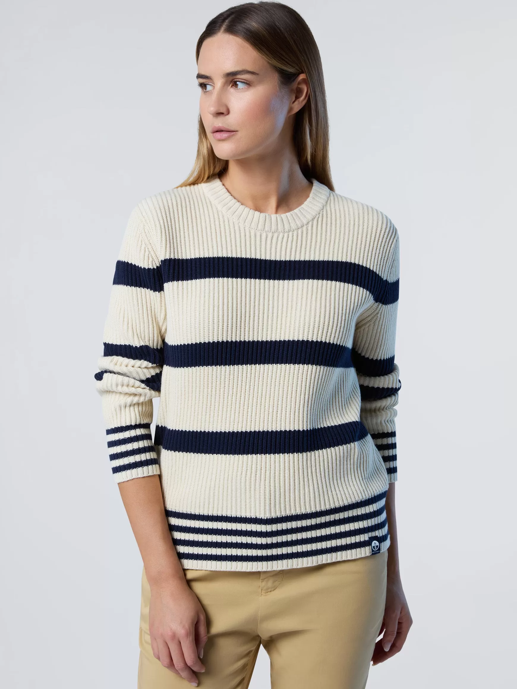 North Sails Maglia in cotone a coste>Donna Outlet | Maglioni E Cardigan