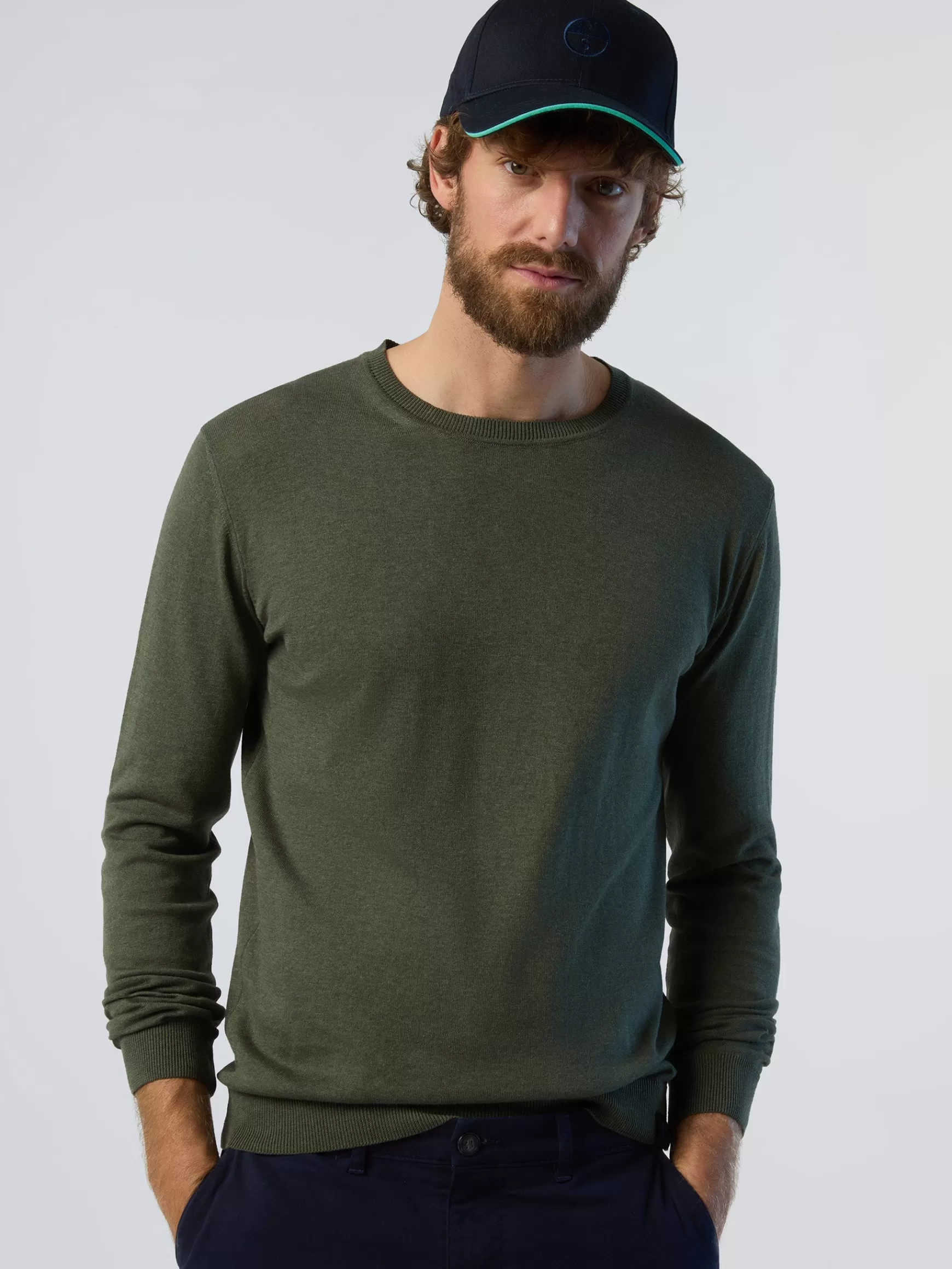 North Sails Maglia in cotone organico>Uomo Outlet | Maglioni E Cardigan
