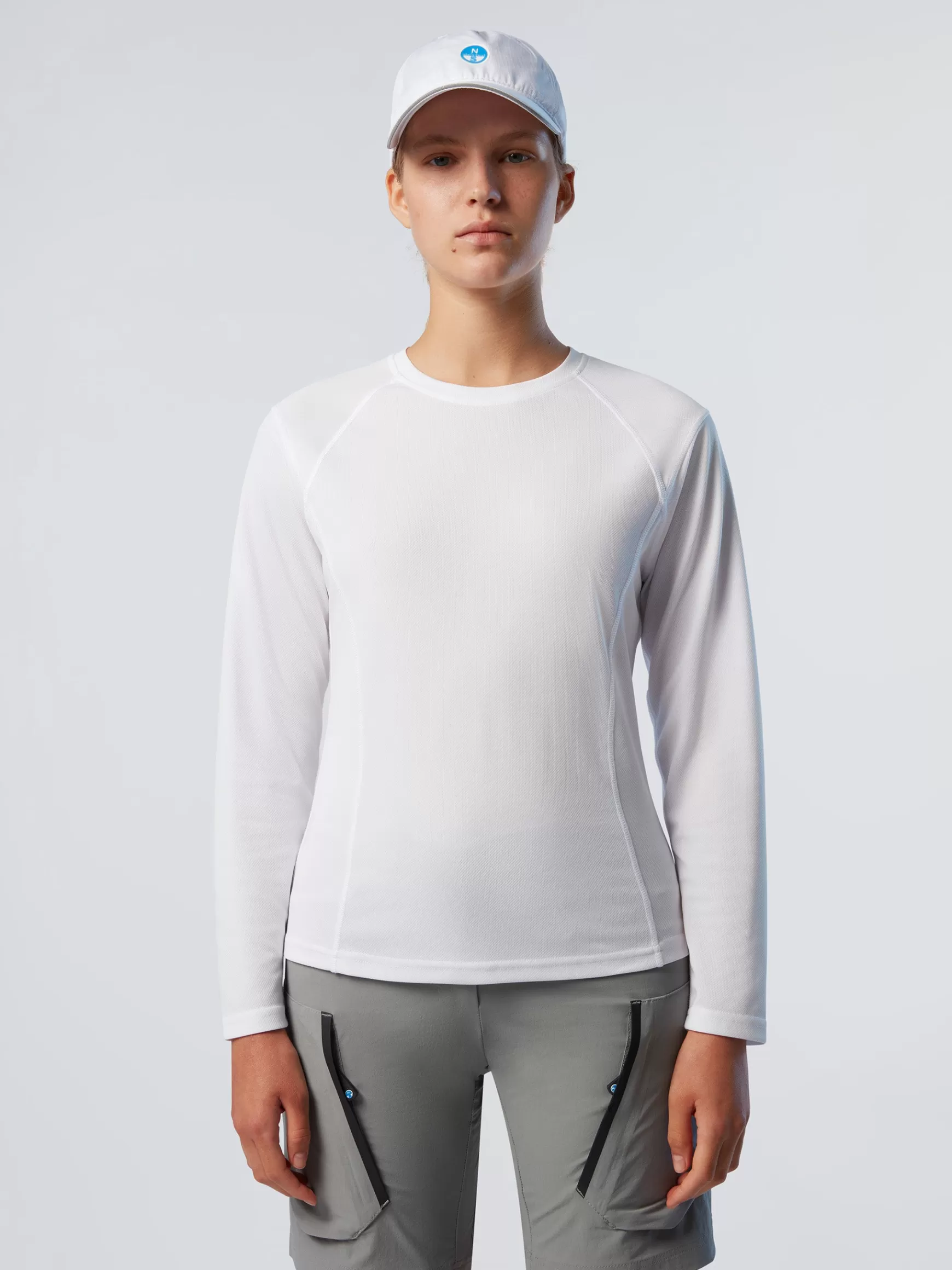 North Sails Maglia tecnica a maniche lunghe Regatta FW>Donna T-shirts