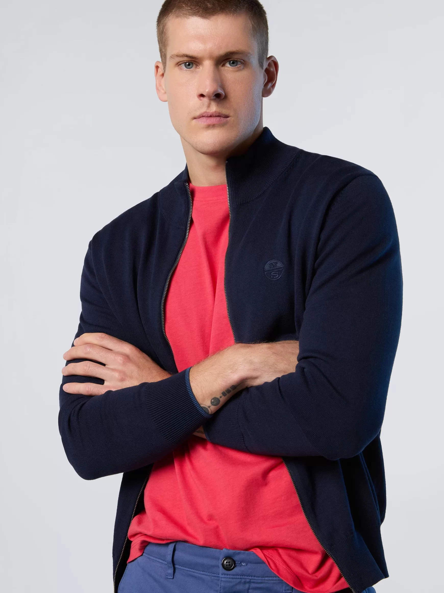 North Sails Maglione collo alto con zip>Uomo Outlet | Maglioni E Cardigan