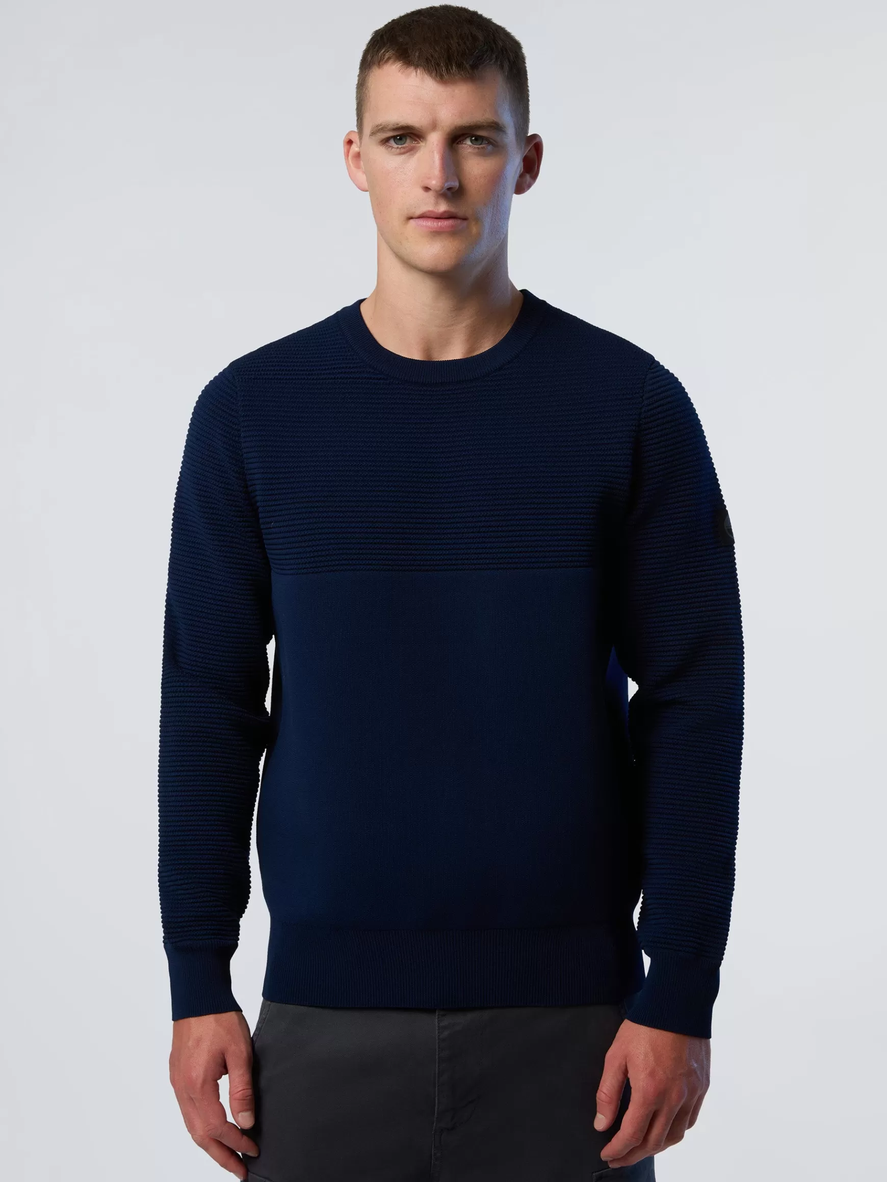 North Sails Maglione con lavorazione grafica>Uomo Maglioni E Cardigan