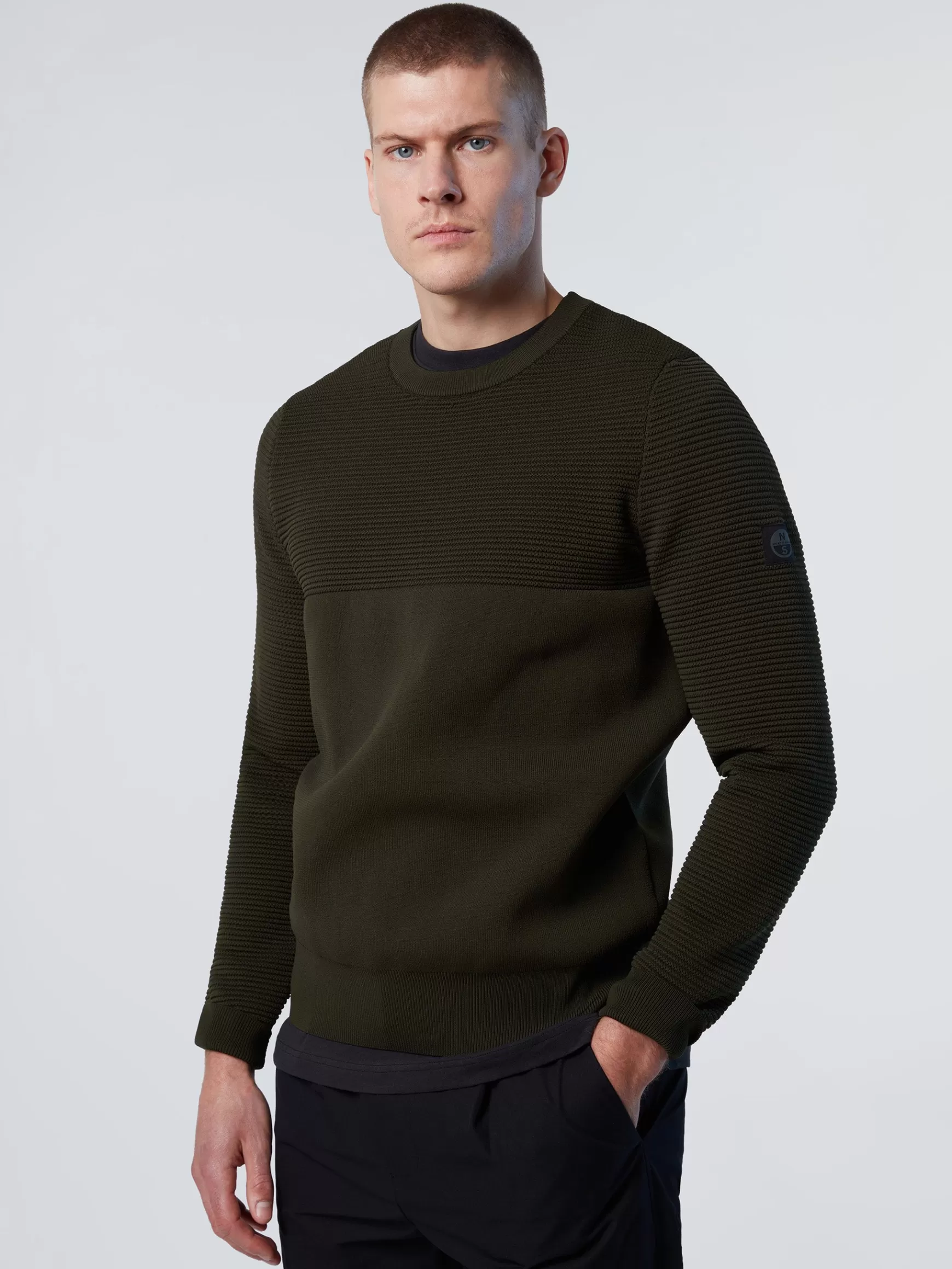 North Sails Maglione con lavorazione grafica>Uomo Maglioni E Cardigan