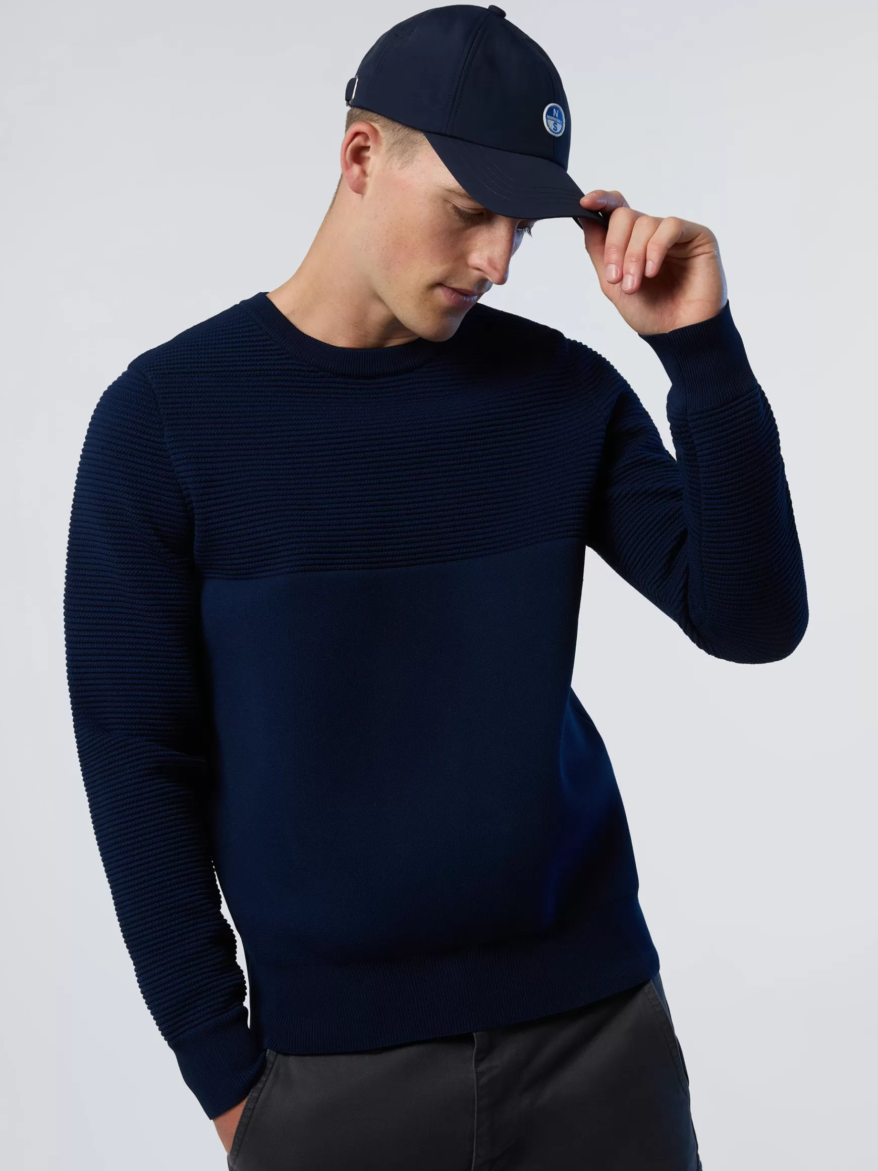 North Sails Maglione con lavorazione grafica>Uomo Maglioni E Cardigan