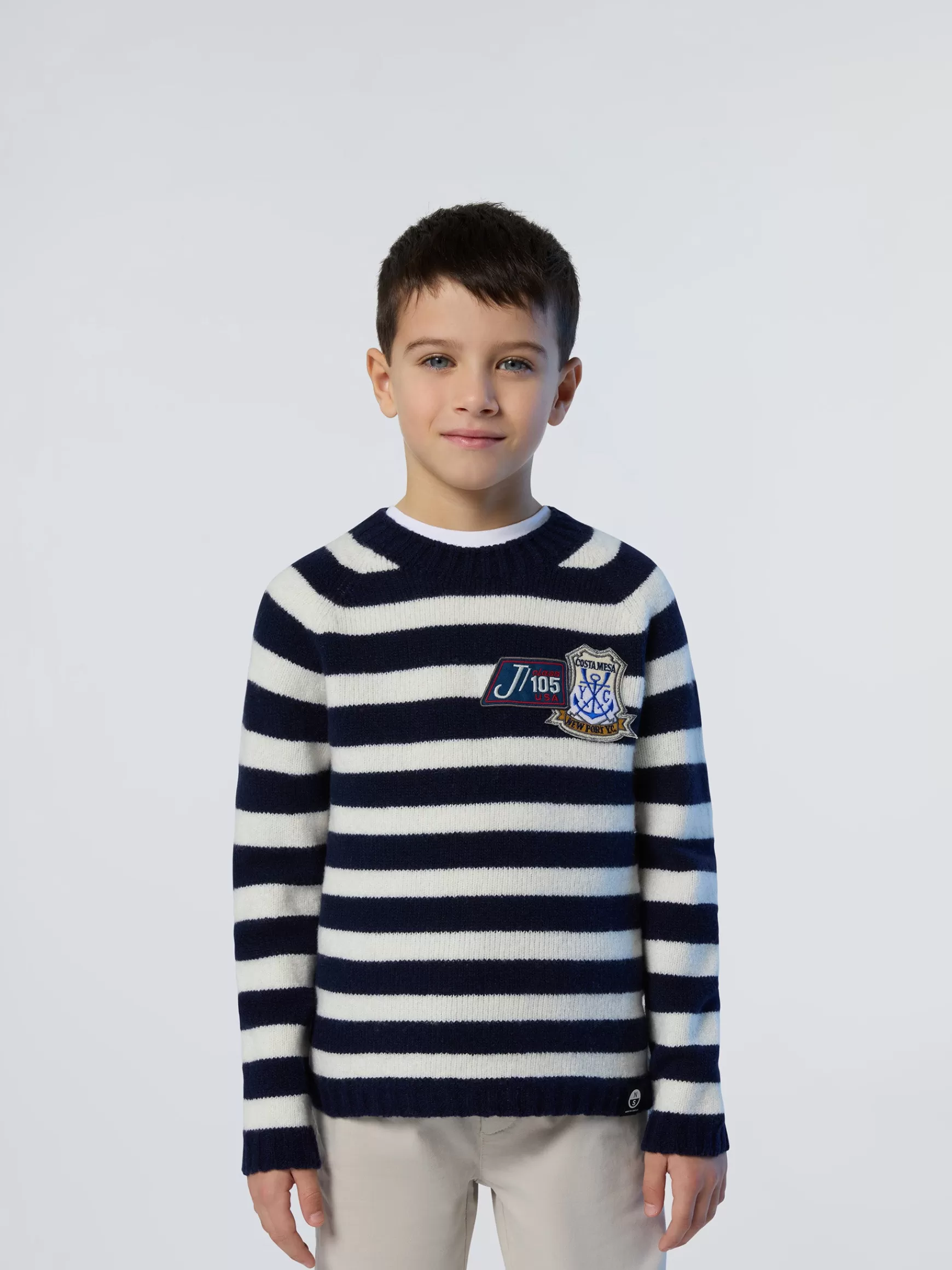 North Sails Maglione con patch riciclate> Maglioni E Cardigan