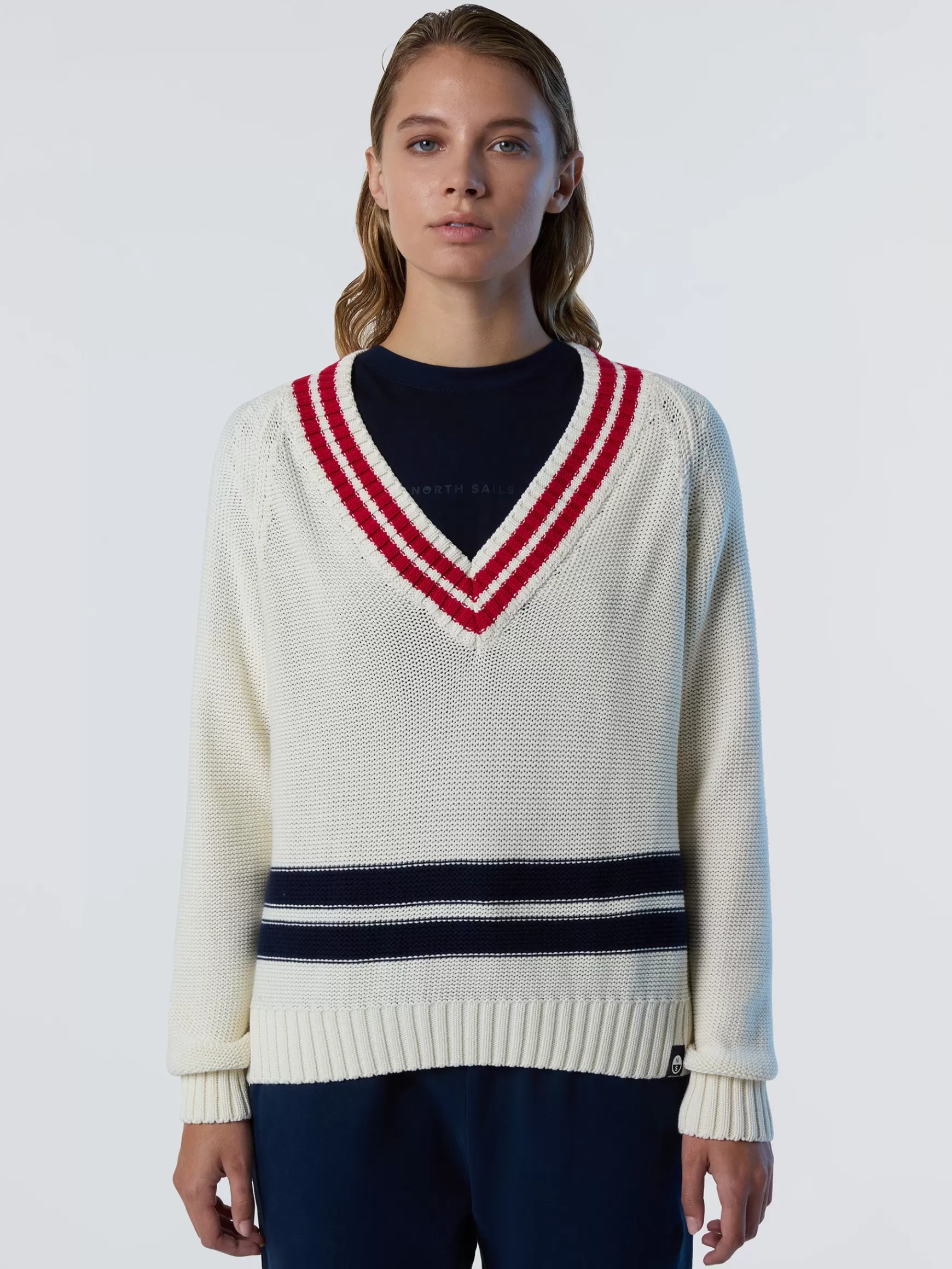 North Sails Maglione con scollo a V>Donna Outlet | Maglioni E Cardigan