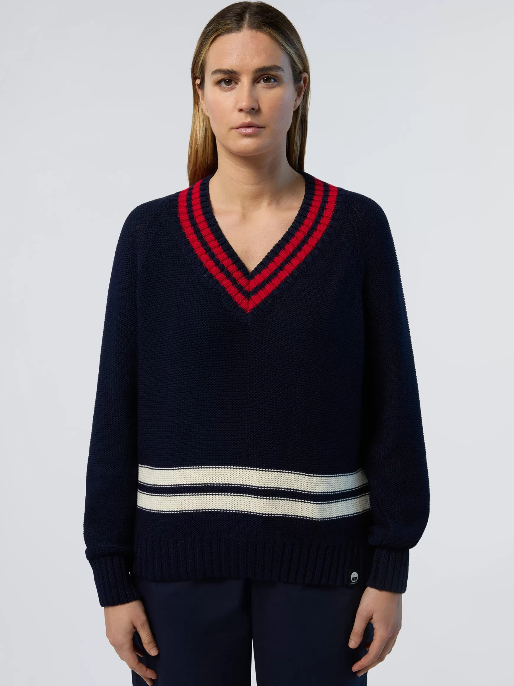 North Sails Maglione con scollo a V>Donna Outlet | Maglioni E Cardigan