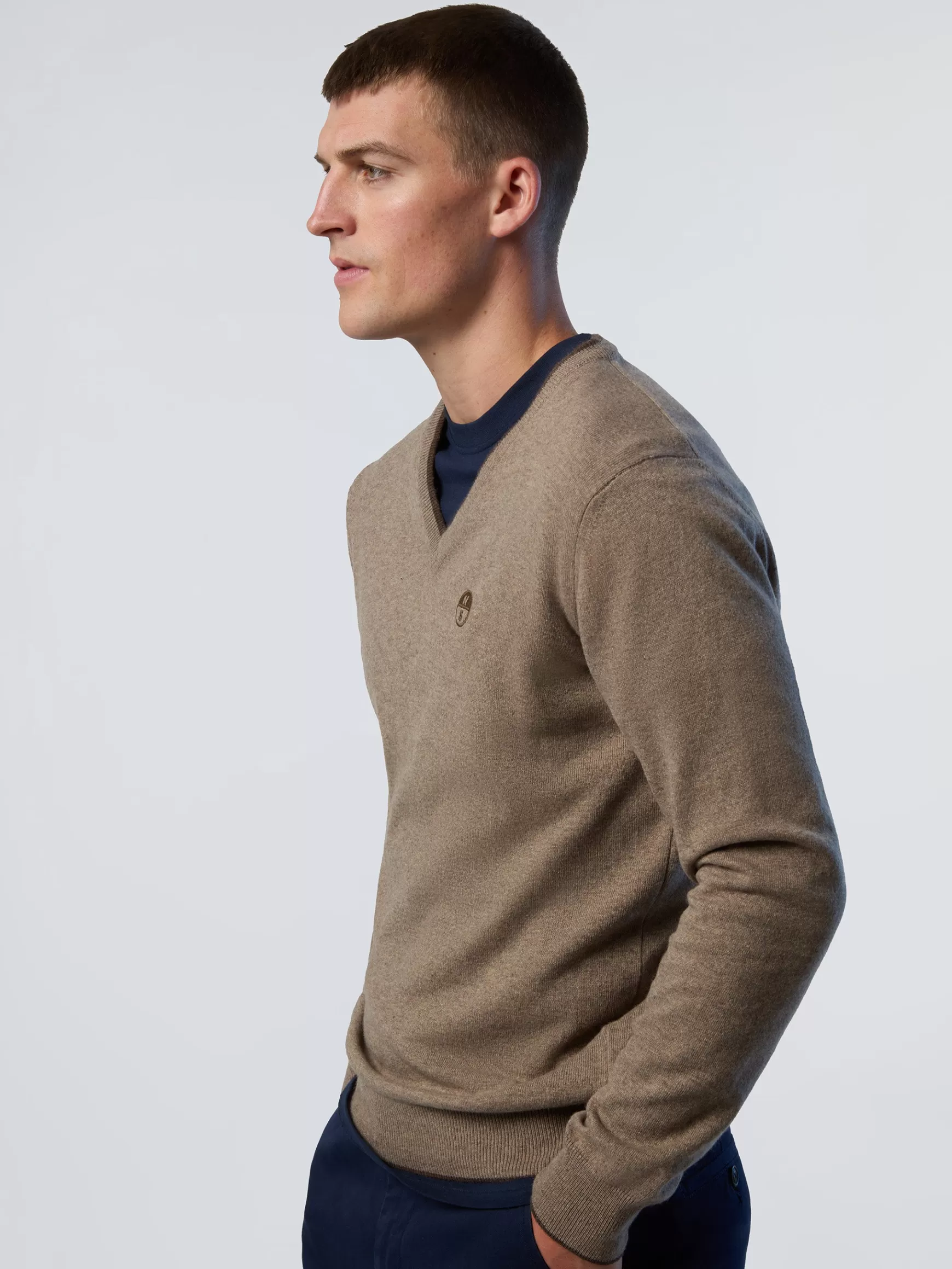 North Sails Maglione con scollo a V>Uomo Maglioni E Cardigan