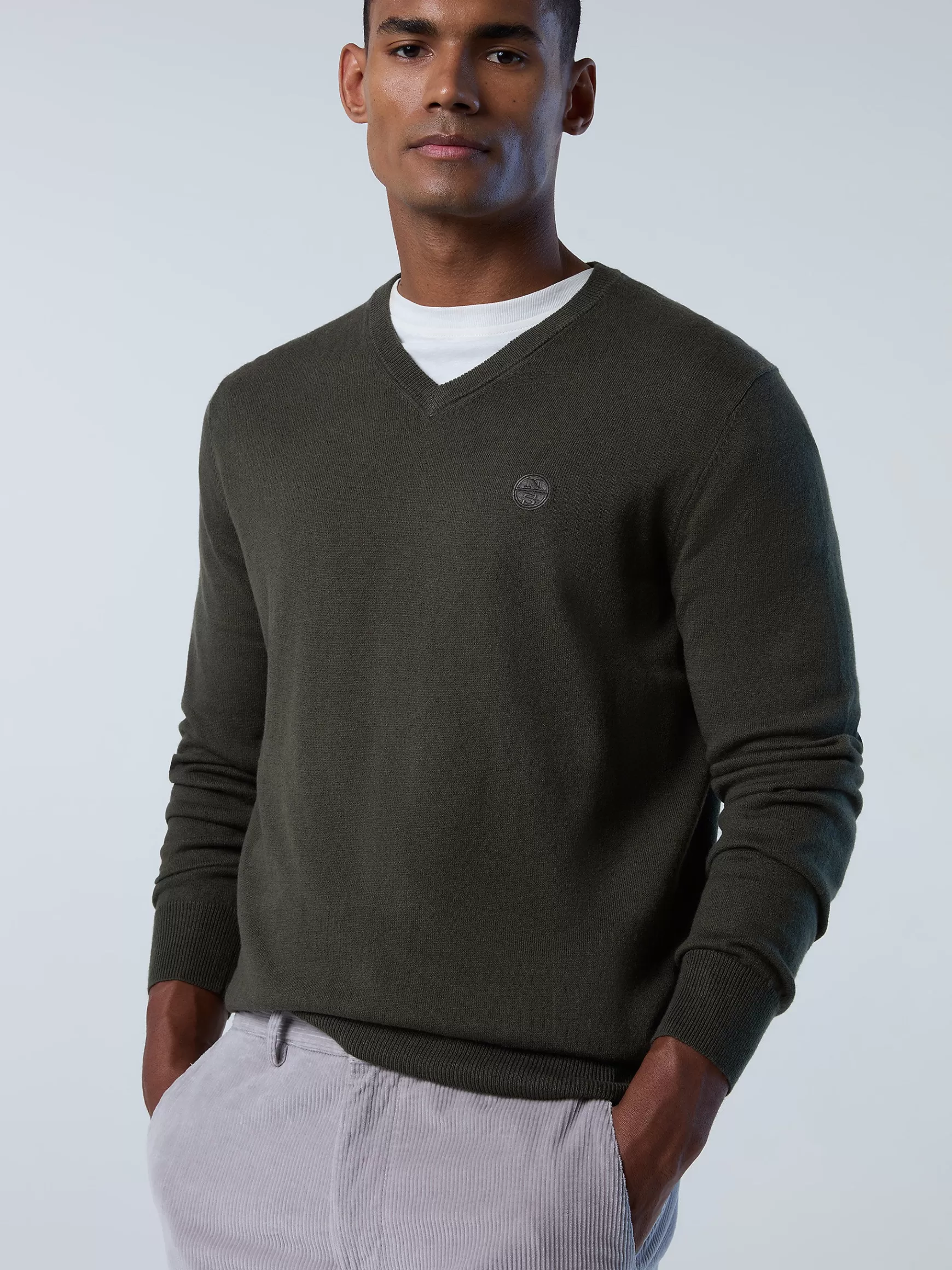 North Sails Maglione con scollo a V>Uomo Outlet | Maglioni E Cardigan