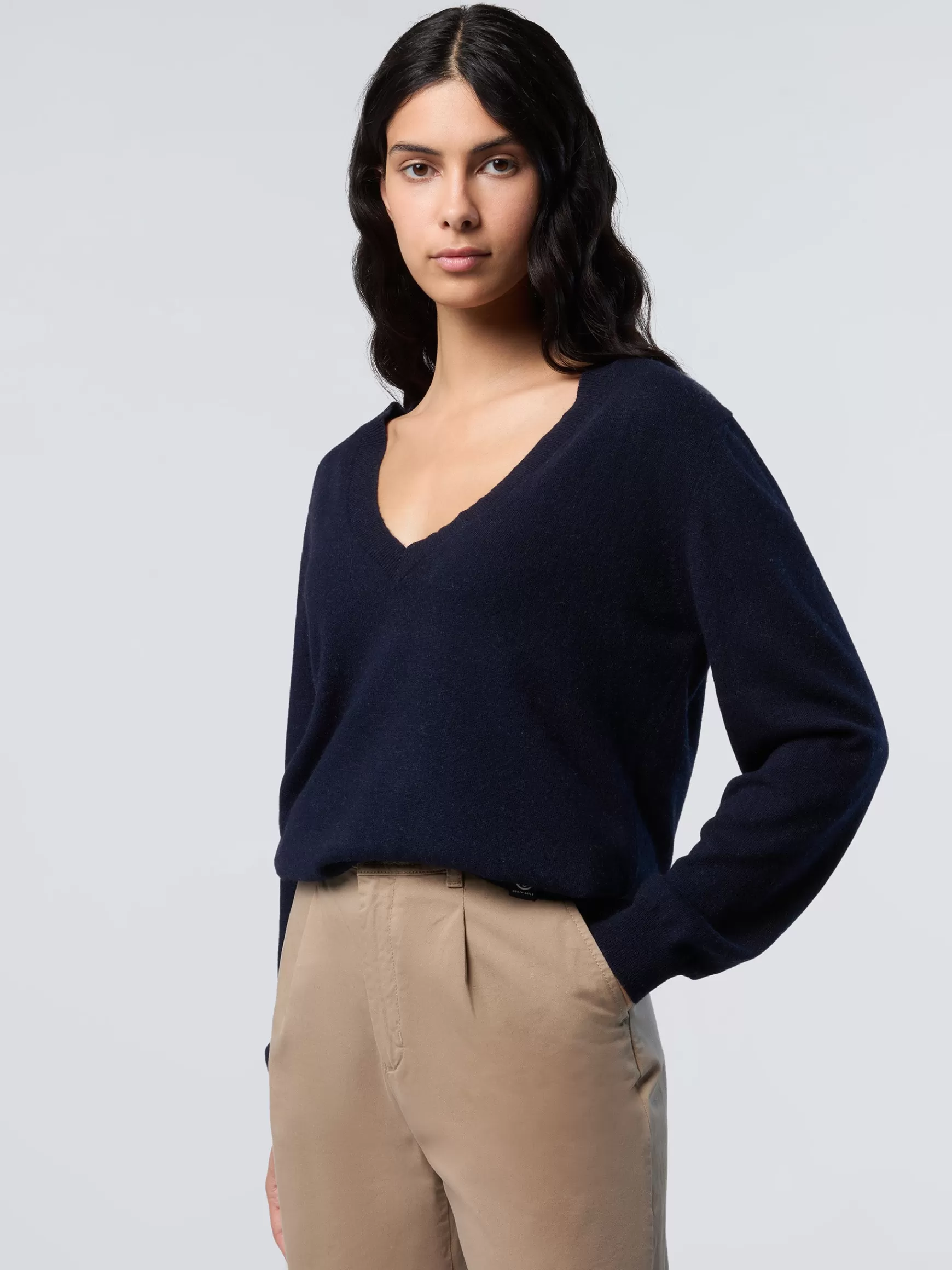North Sails Maglione con scollo a V>Donna Maglioni E Cardigan
