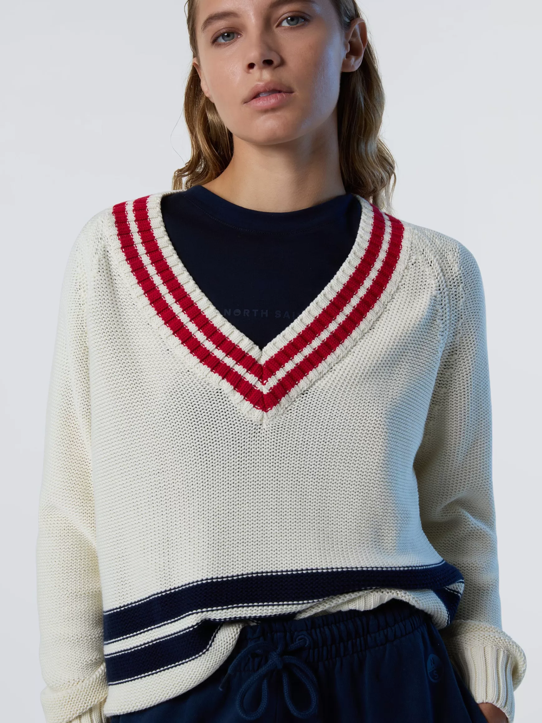 North Sails Maglione con scollo a V>Donna Outlet | Maglioni E Cardigan