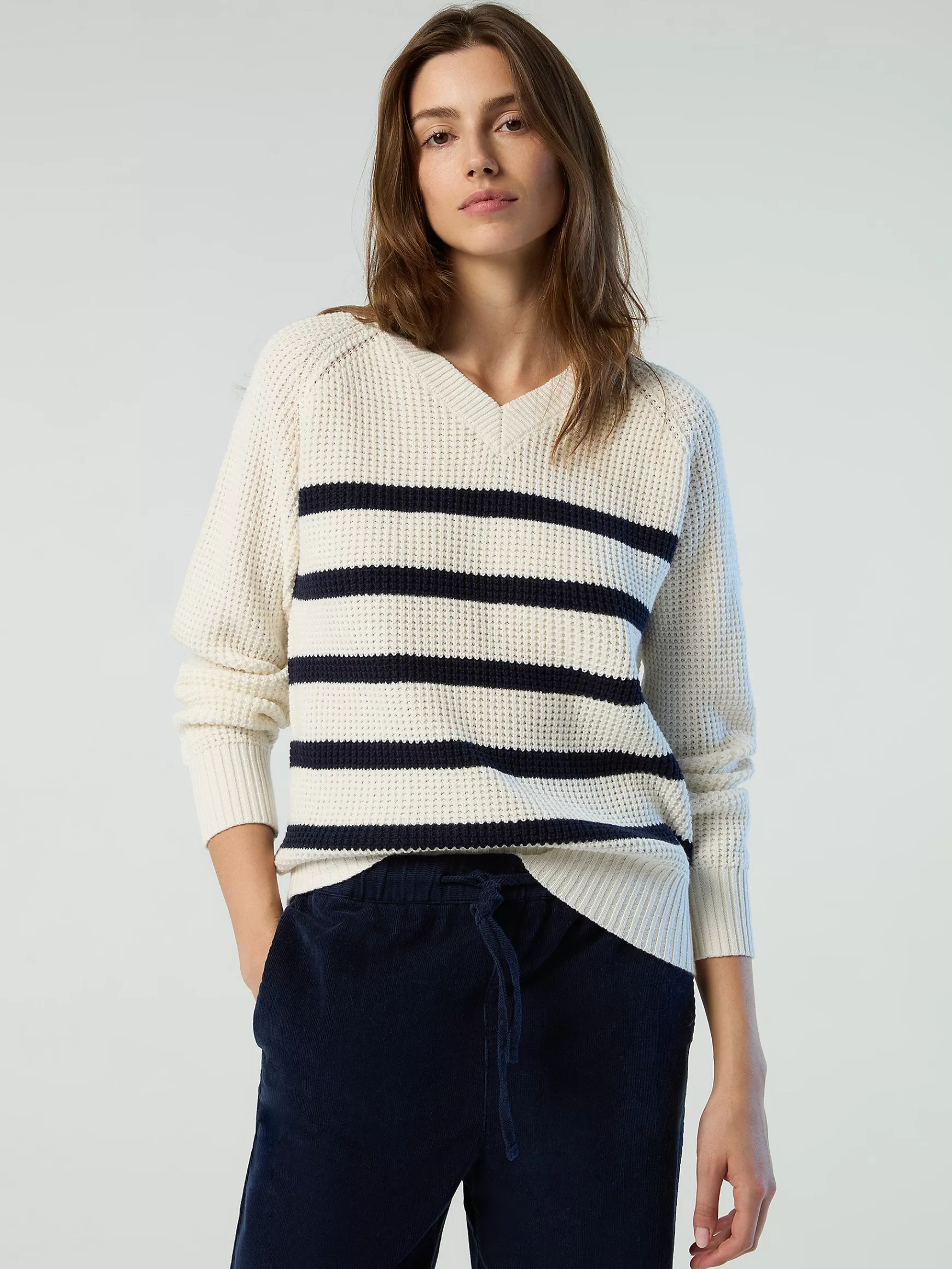 North Sails Maglione con scollo a V>Donna Outlet | Maglioni E Cardigan