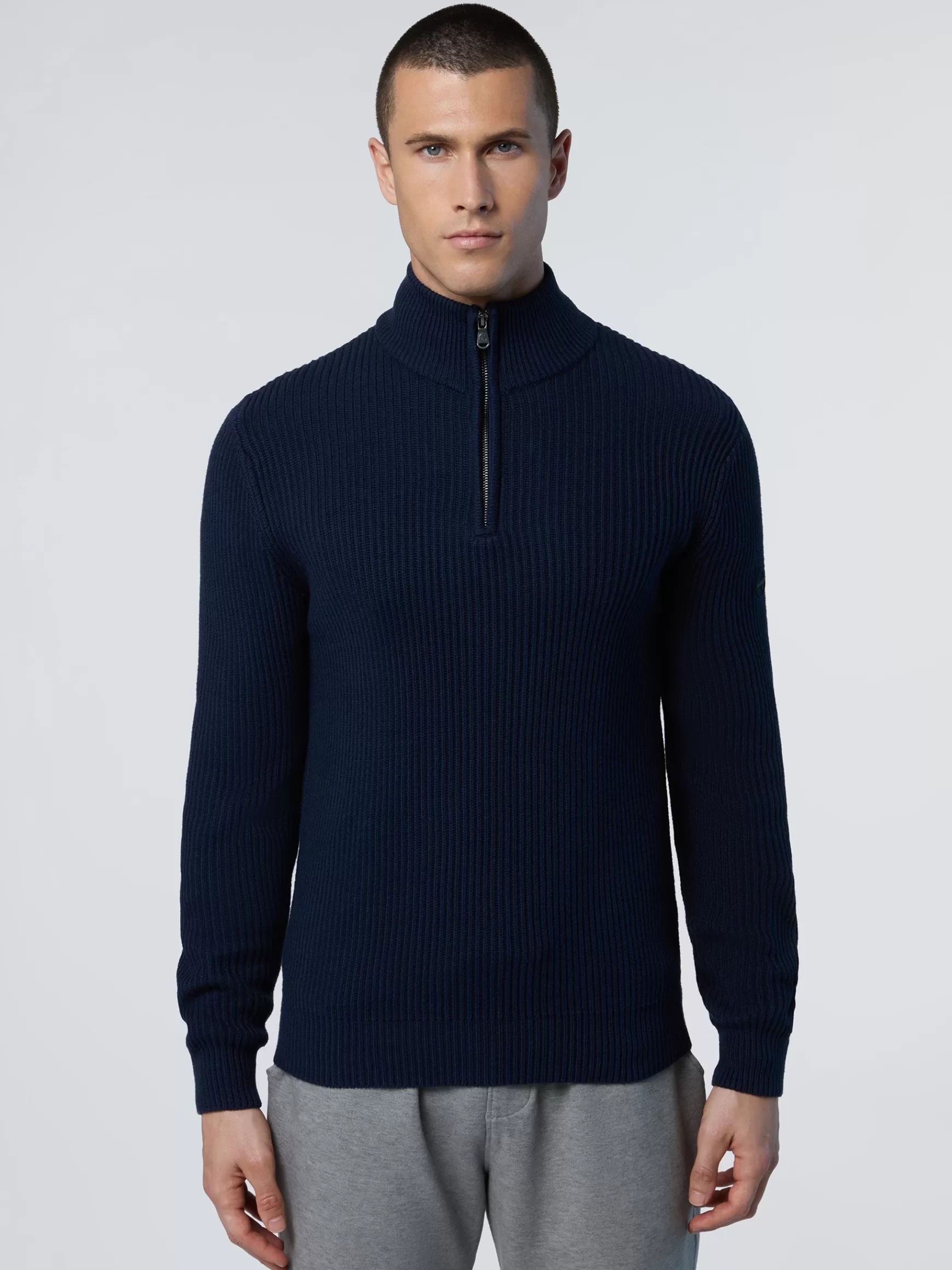 North Sails Maglione girocollo a coste>Uomo Maglioni E Cardigan