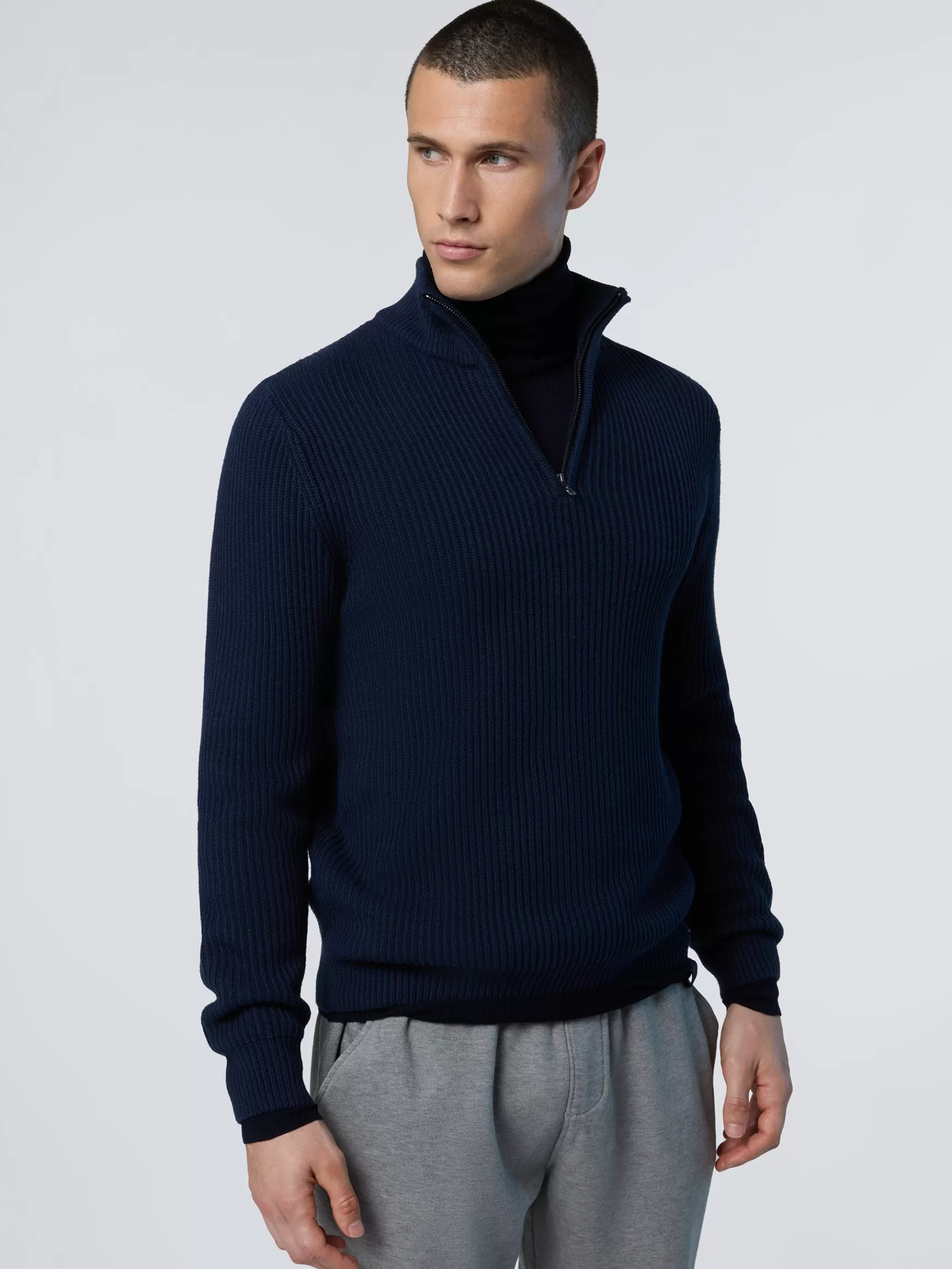 North Sails Maglione girocollo a coste>Uomo Maglioni E Cardigan