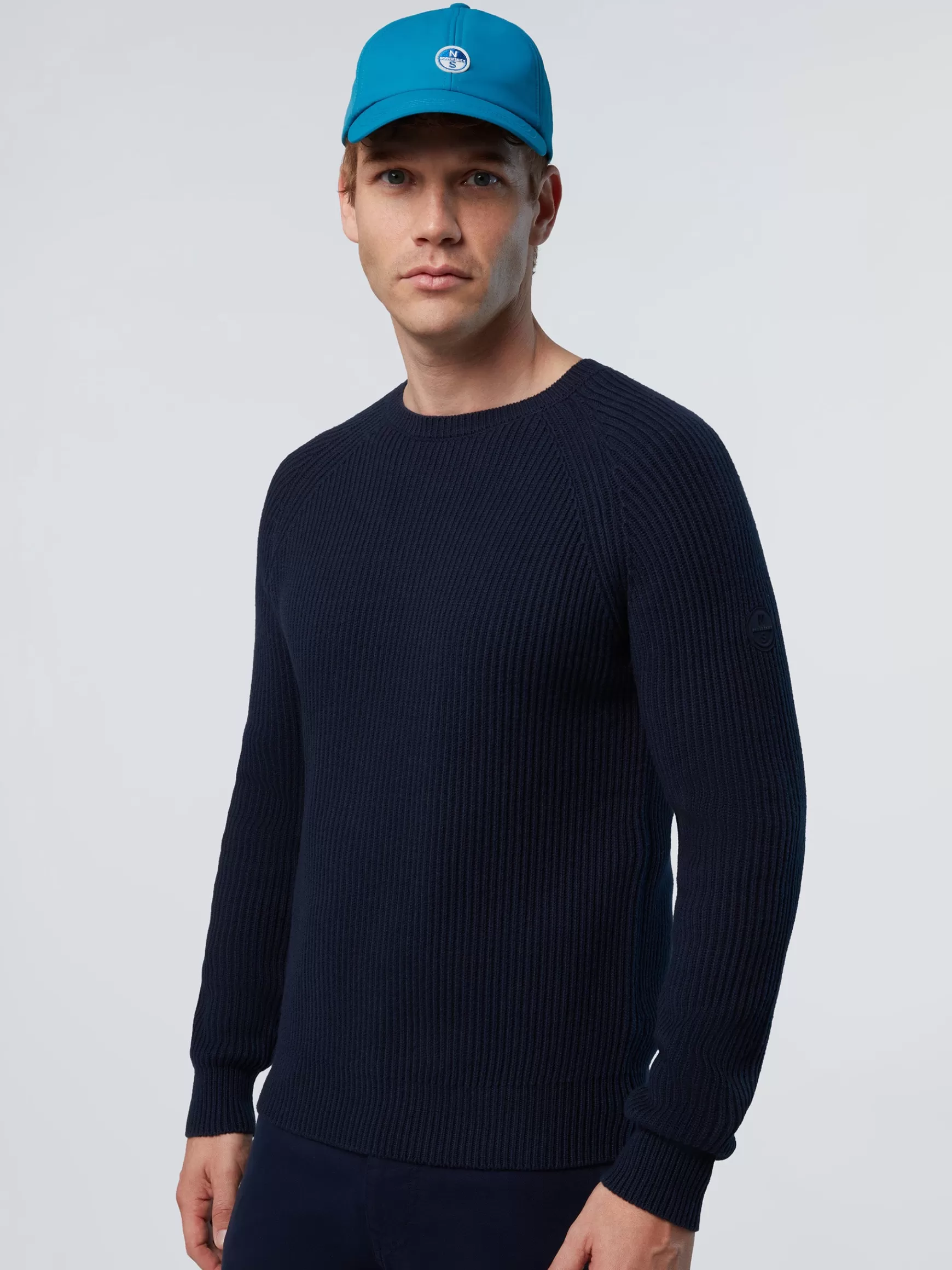 North Sails Maglione girocollo a coste>Uomo Maglioni E Cardigan