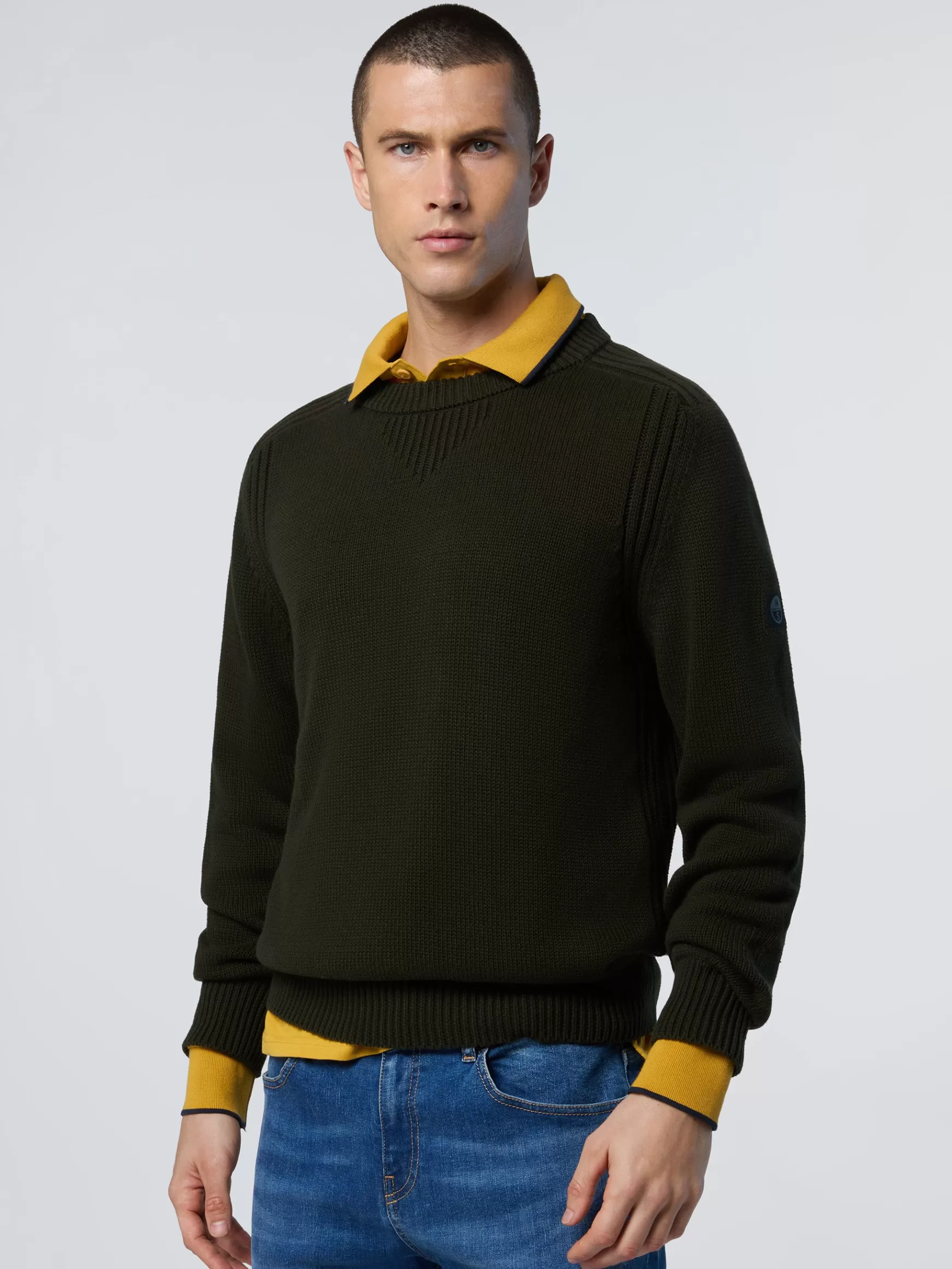 North Sails Maglione girocollo a coste>Uomo Maglioni E Cardigan