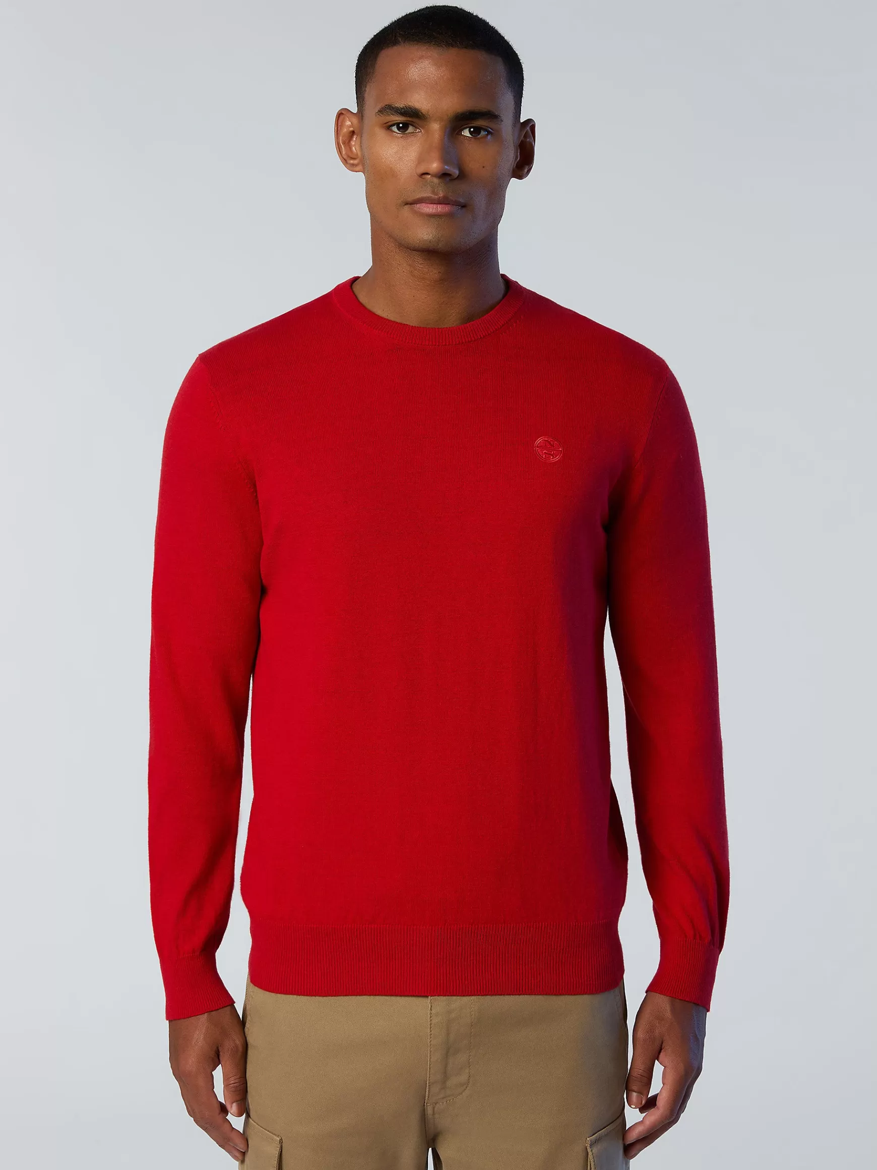 North Sails Maglione girocollo con logo>Uomo Outlet | Maglioni E Cardigan