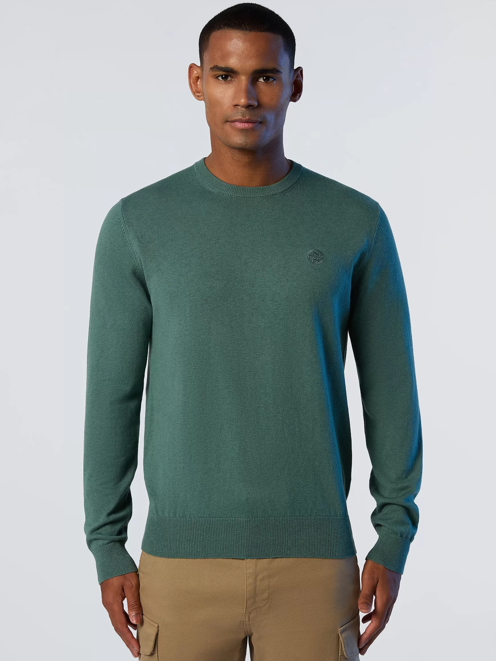 North Sails Maglione girocollo con logo>Uomo Outlet | Maglioni E Cardigan