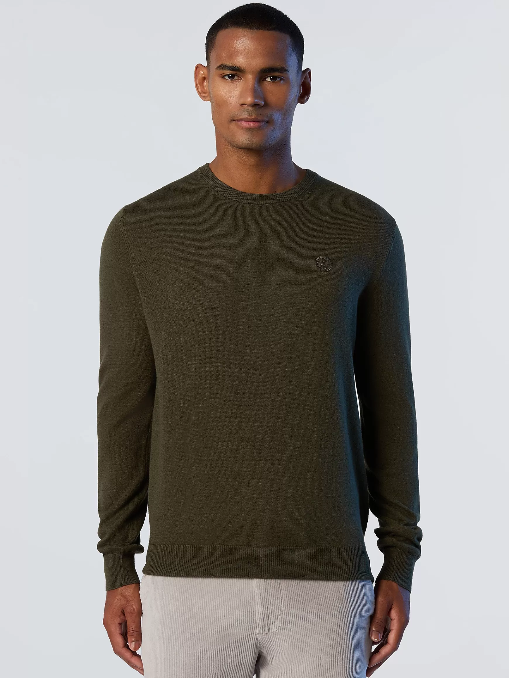 North Sails Maglione girocollo con logo>Uomo Outlet | Maglioni E Cardigan