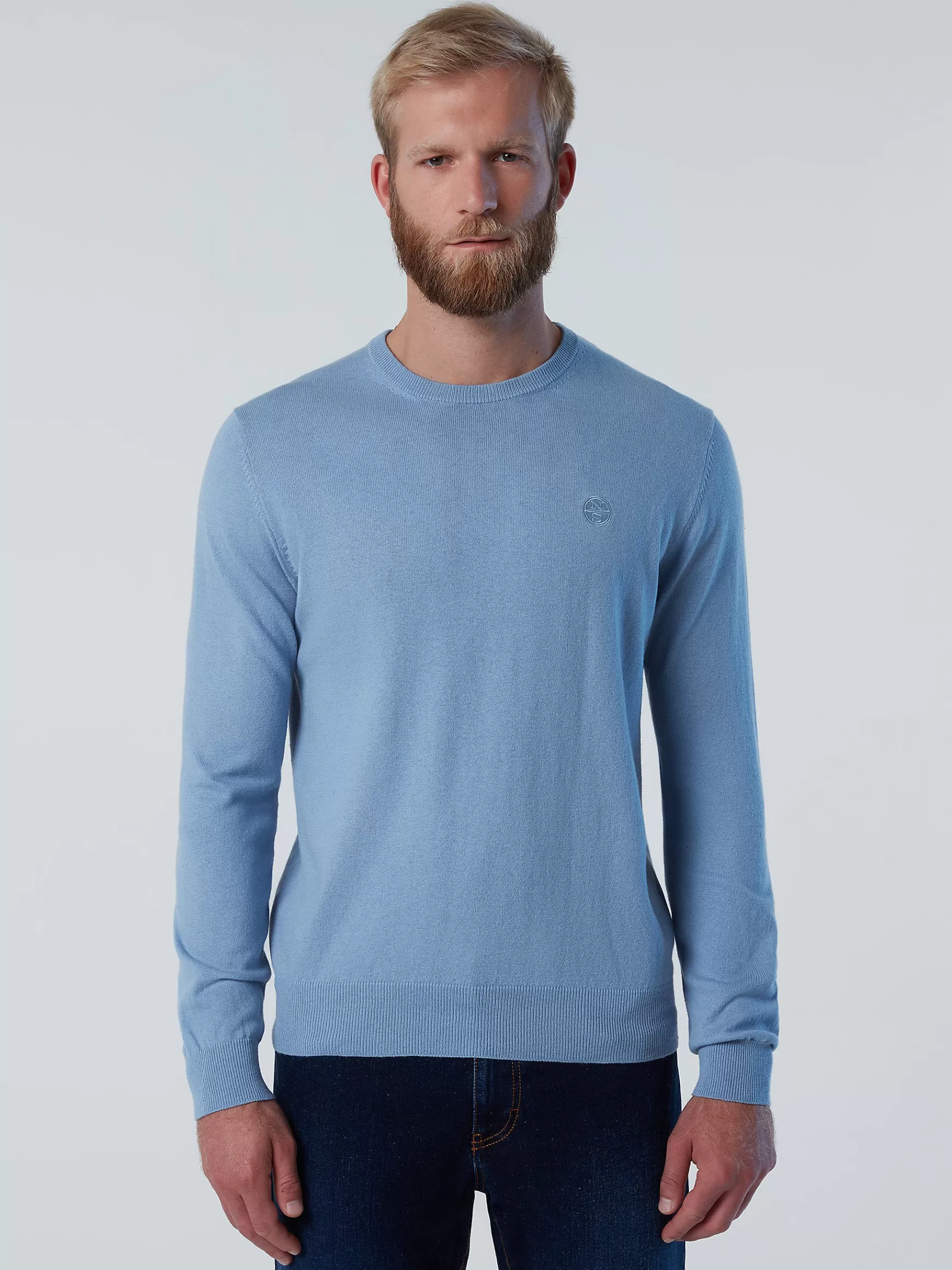 North Sails Maglione girocollo con logo>Uomo Outlet | Maglioni E Cardigan