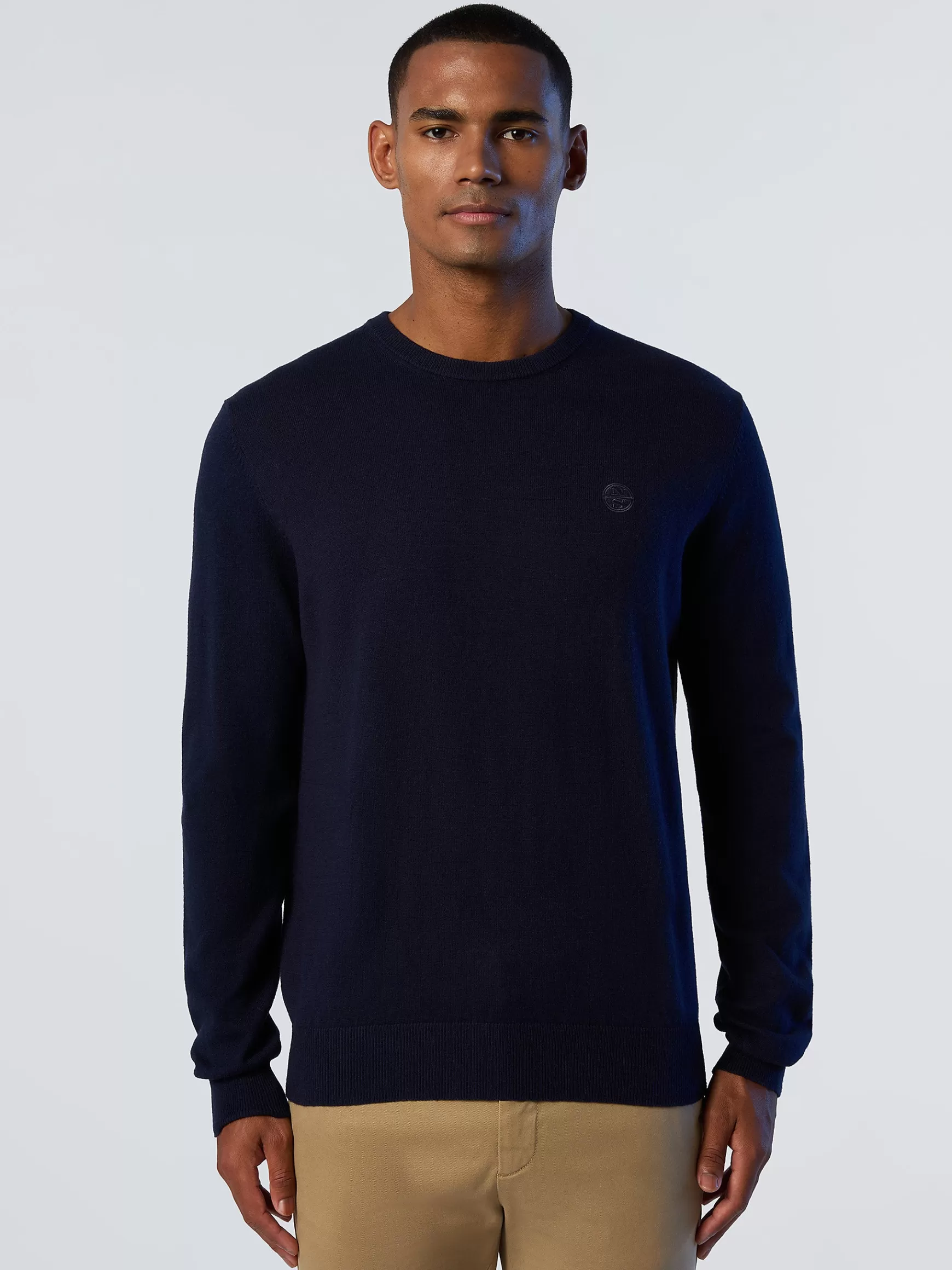 North Sails Maglione girocollo con logo>Uomo Outlet | Maglioni E Cardigan