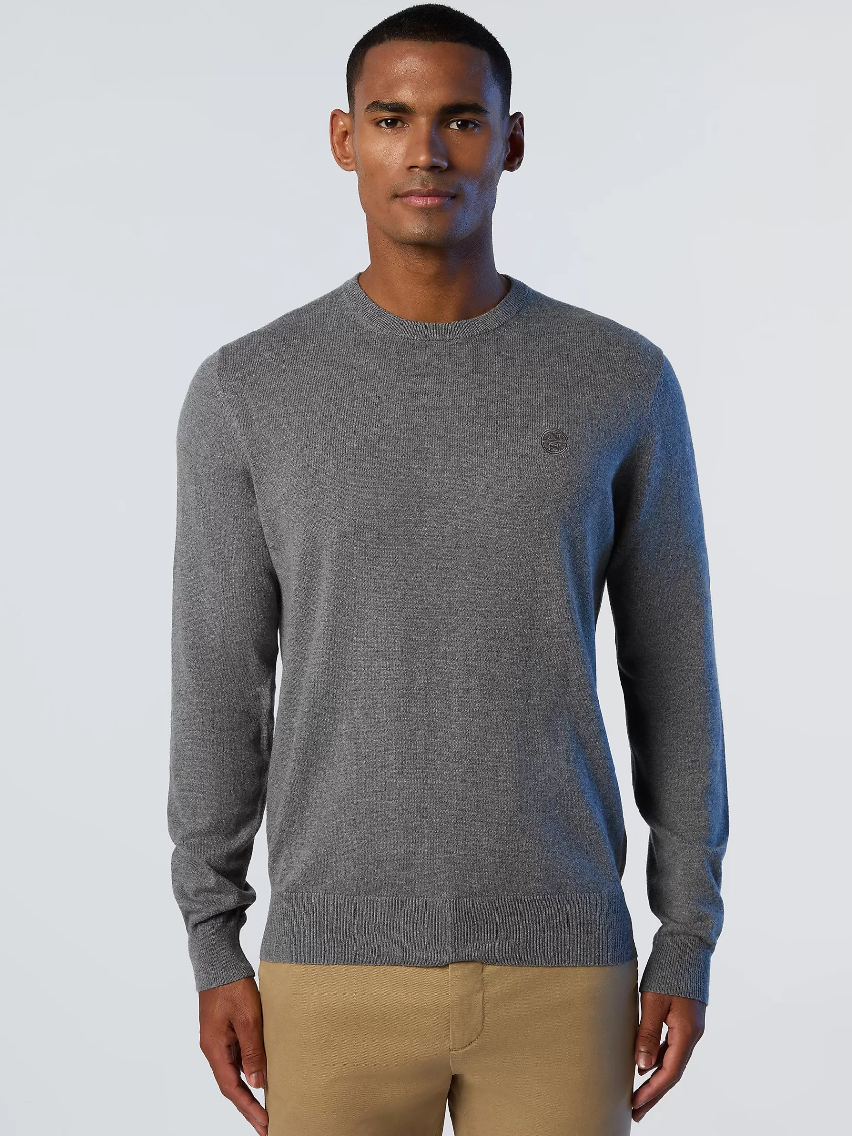 North Sails Maglione girocollo con logo>Uomo Outlet | Maglioni E Cardigan