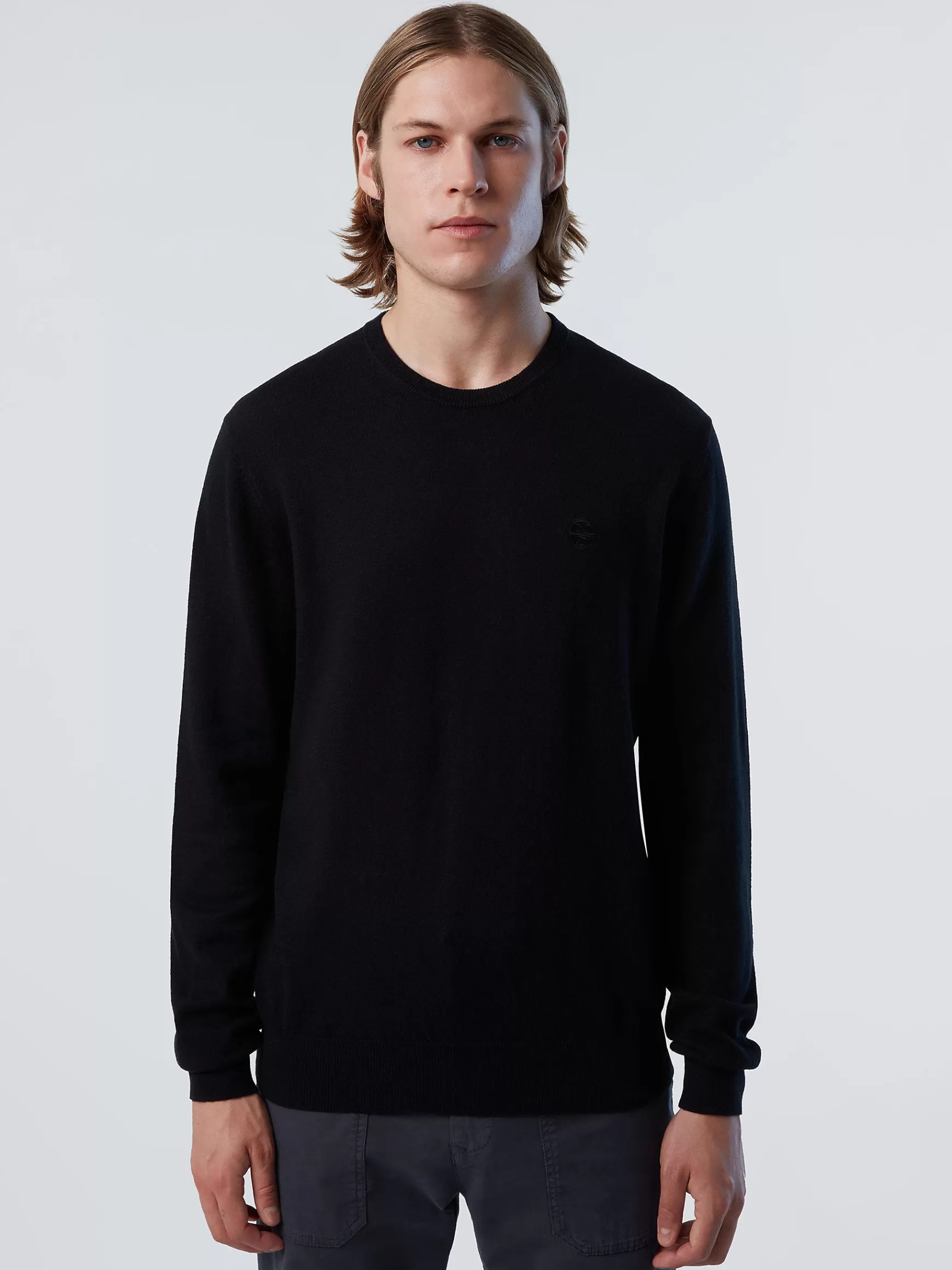 North Sails Maglione girocollo con logo>Uomo Outlet | Maglioni E Cardigan