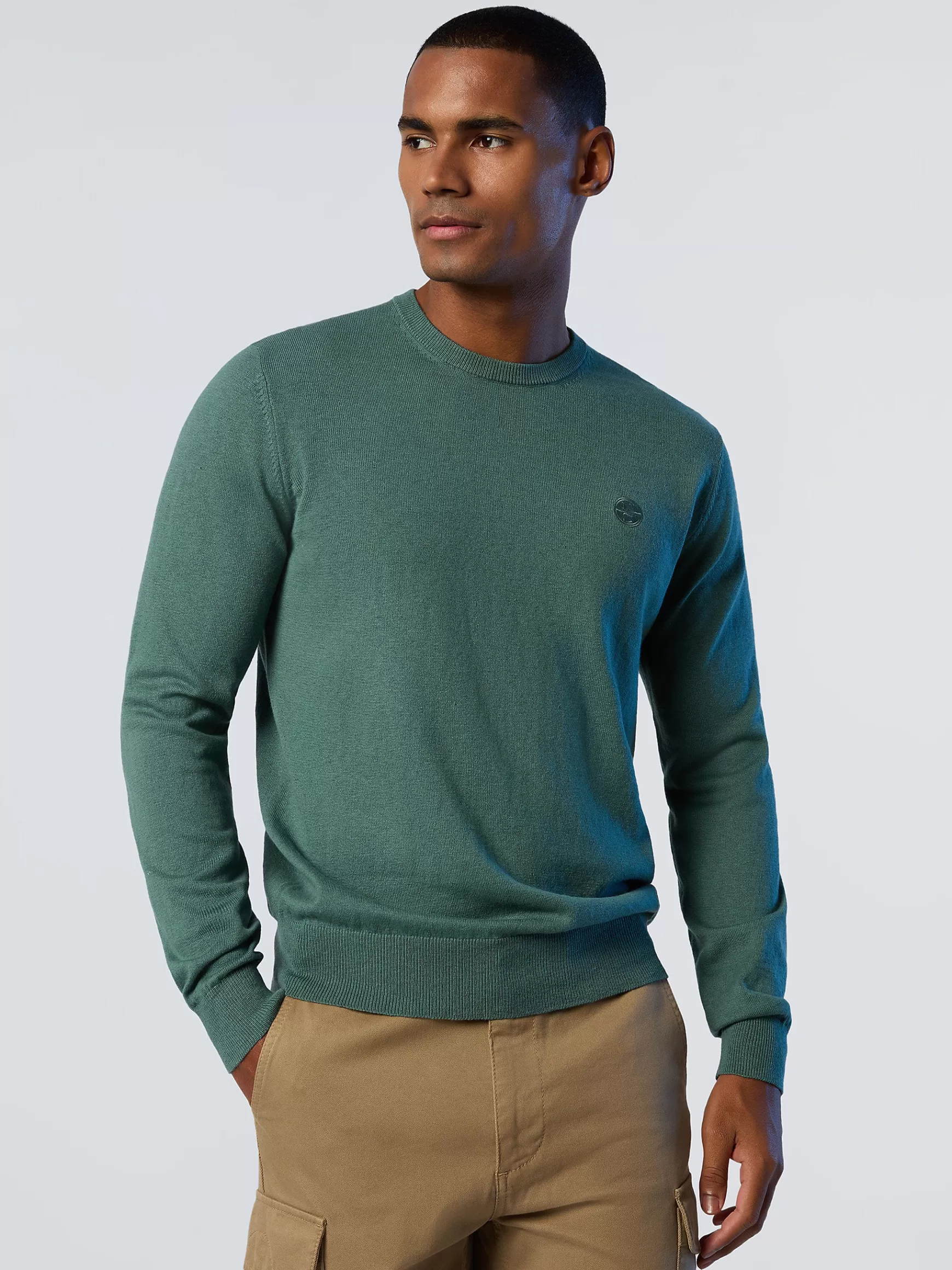 North Sails Maglione girocollo con logo>Uomo Outlet | Maglioni E Cardigan