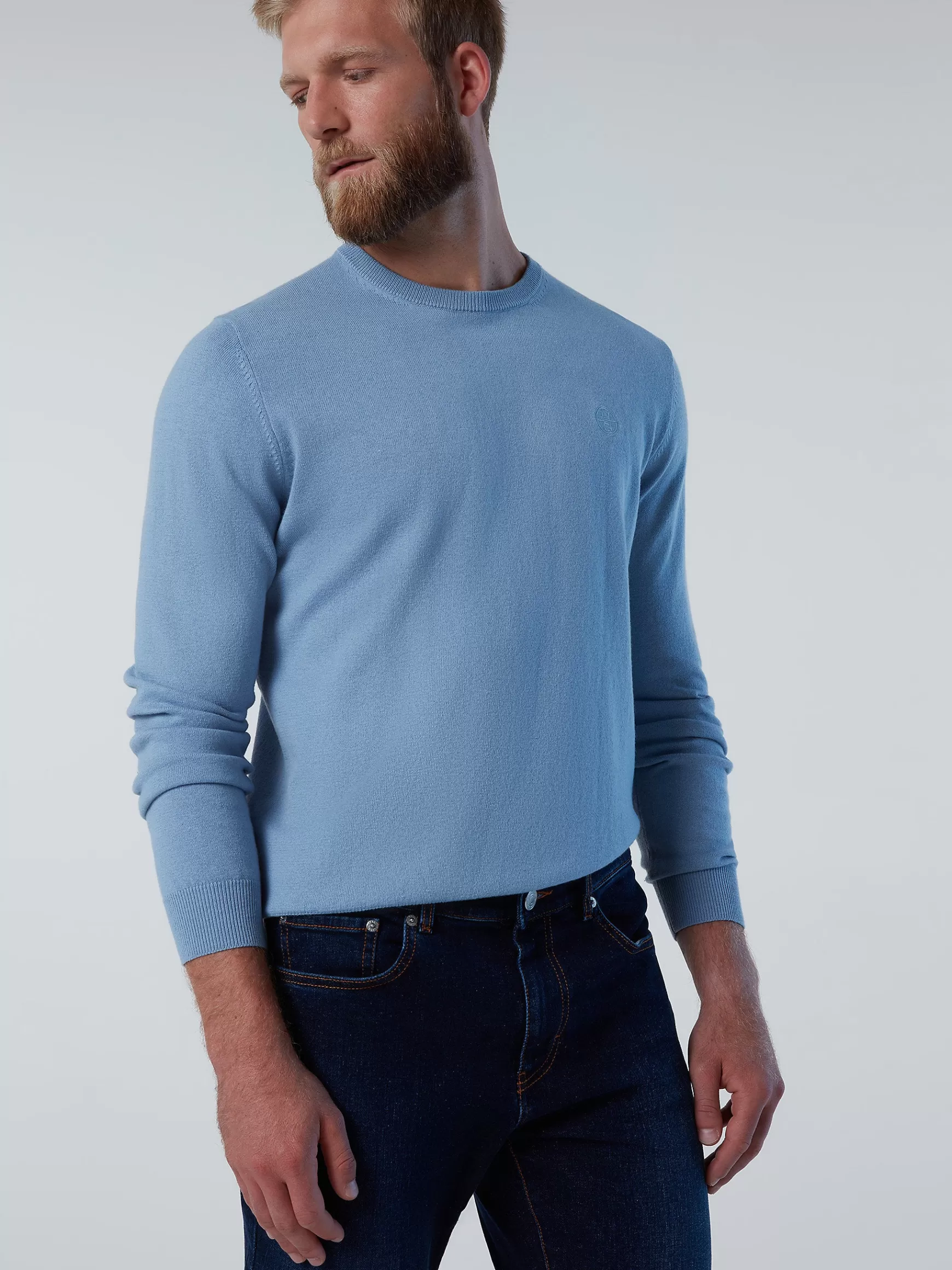 North Sails Maglione girocollo con logo>Uomo Outlet | Maglioni E Cardigan