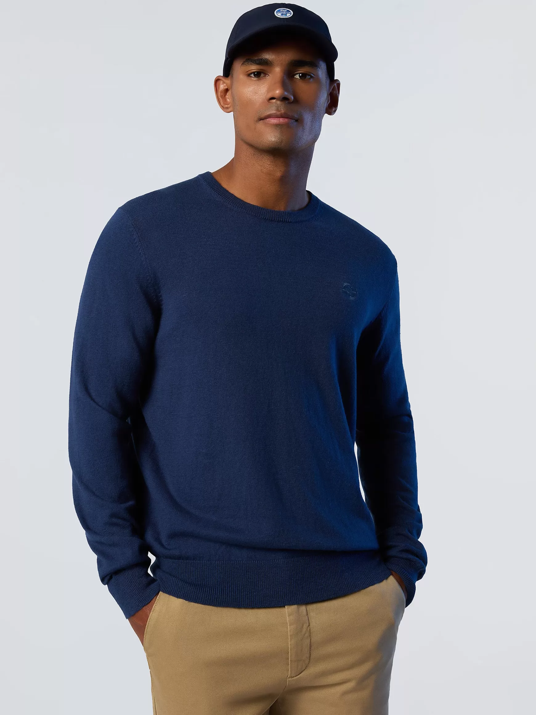 North Sails Maglione girocollo con logo>Uomo Outlet | Maglioni E Cardigan