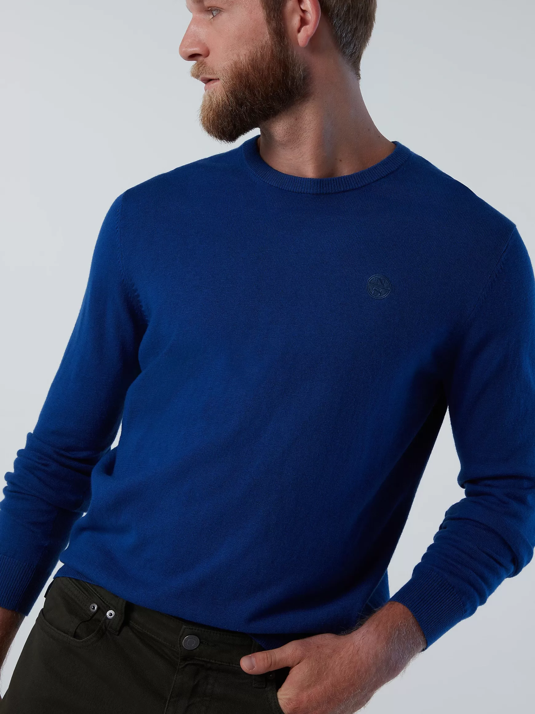 North Sails Maglione girocollo con logo>Uomo Outlet | Maglioni E Cardigan