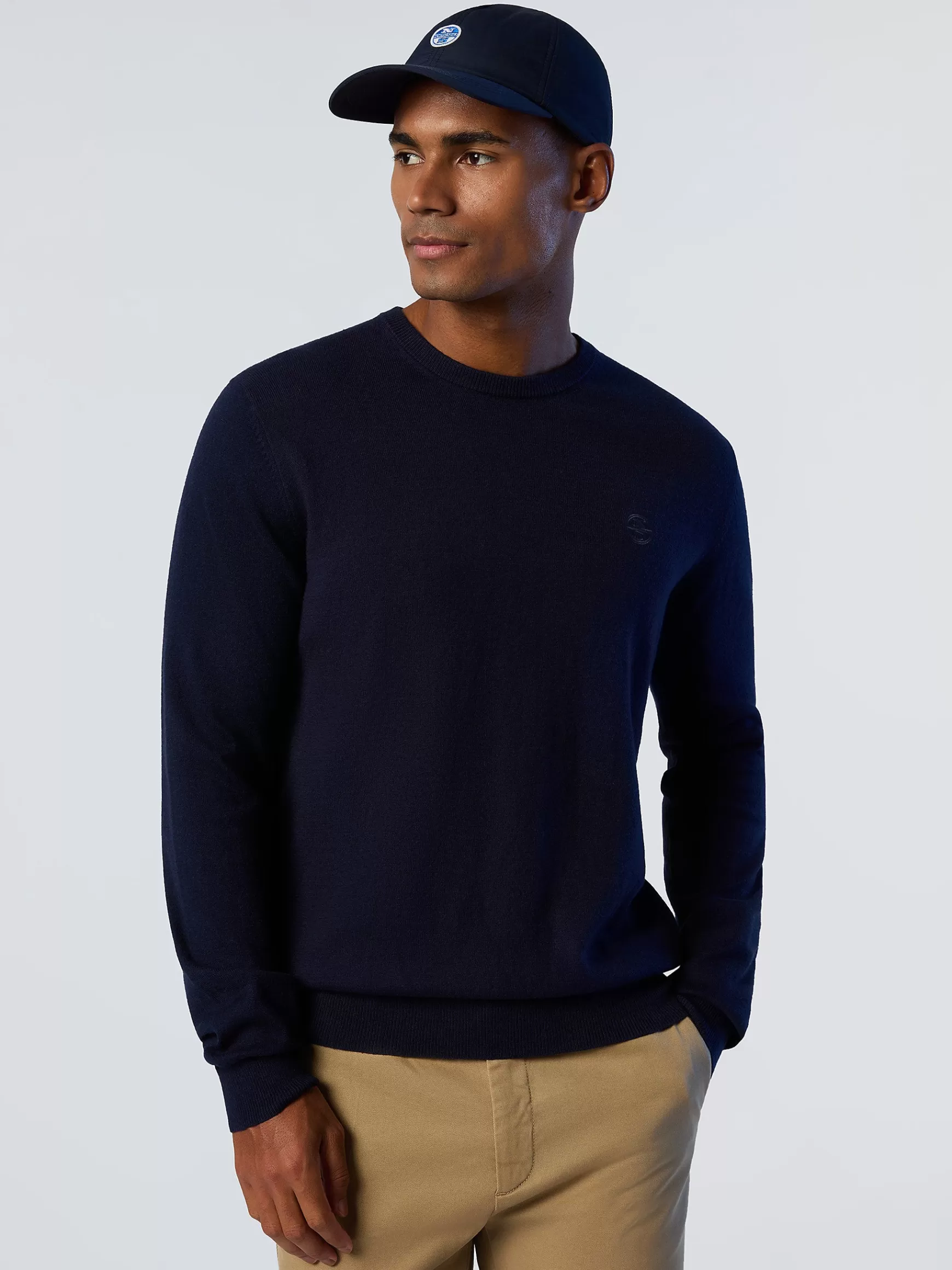 North Sails Maglione girocollo con logo>Uomo Outlet | Maglioni E Cardigan