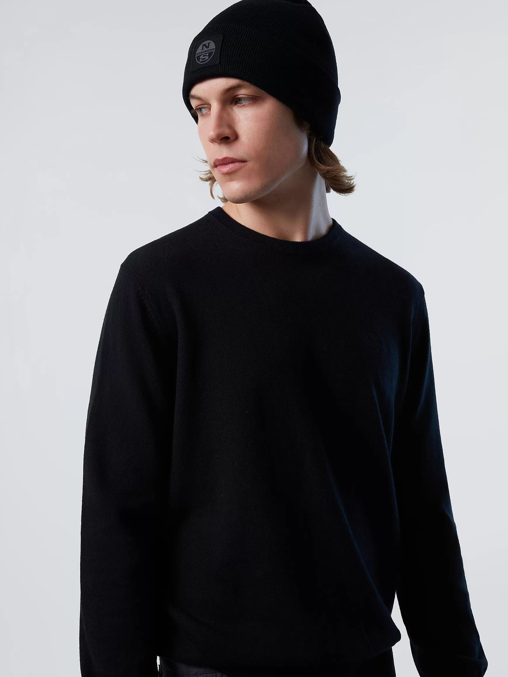 North Sails Maglione girocollo con logo>Uomo Outlet | Maglioni E Cardigan