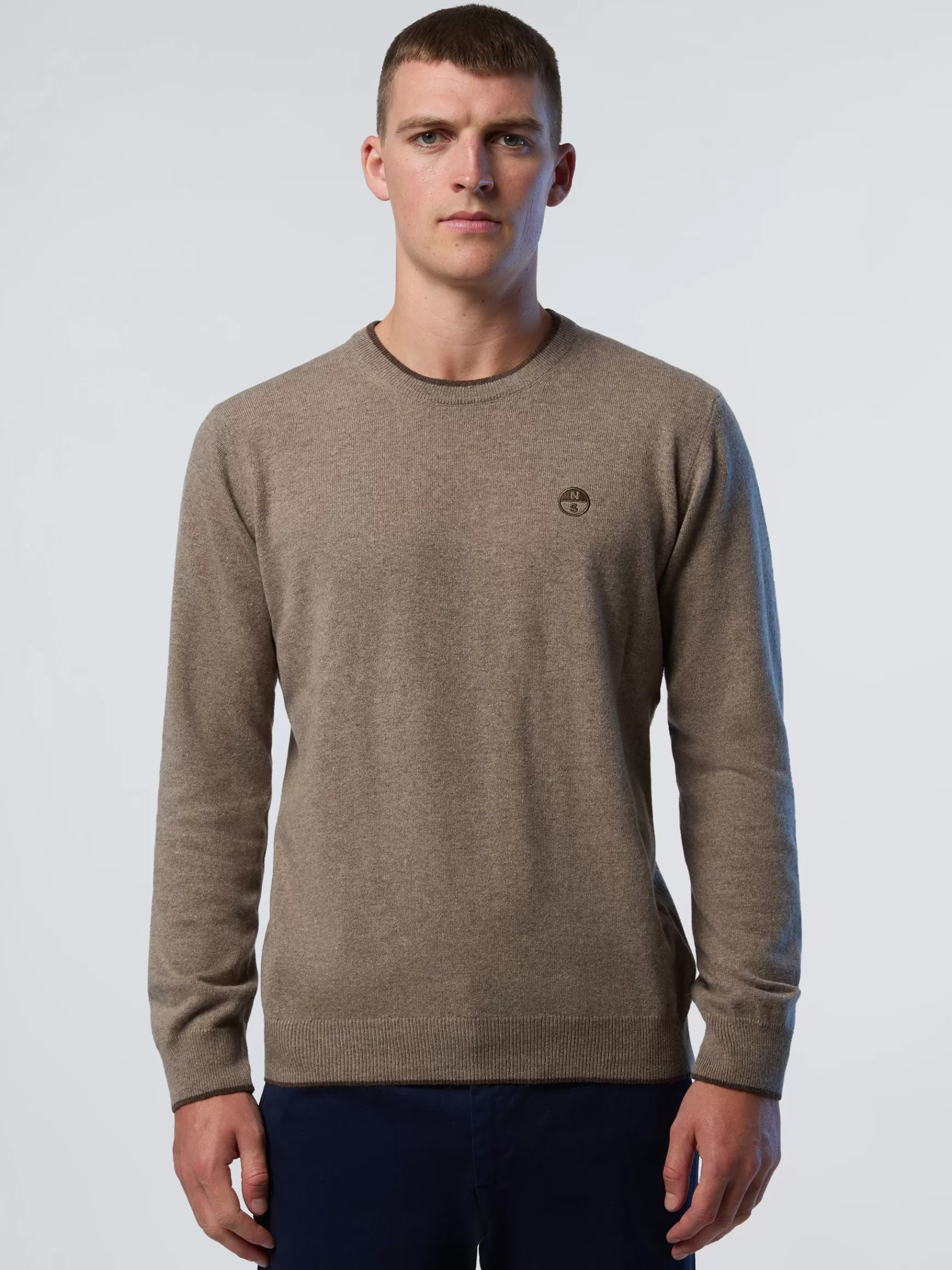 North Sails Maglione girocollo in cashmere>Uomo Maglioni E Cardigan
