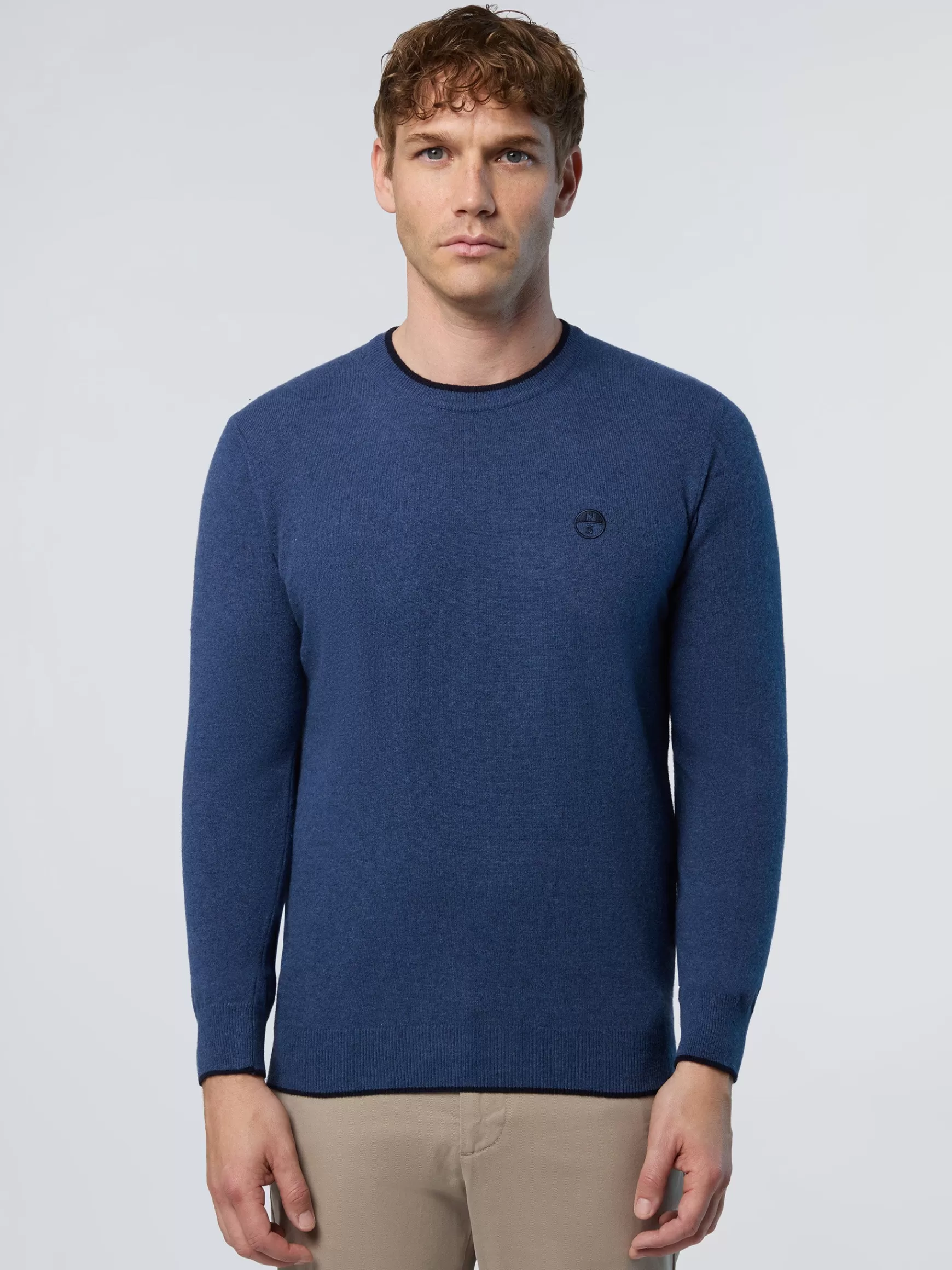 North Sails Maglione girocollo in cashmere>Uomo Maglioni E Cardigan