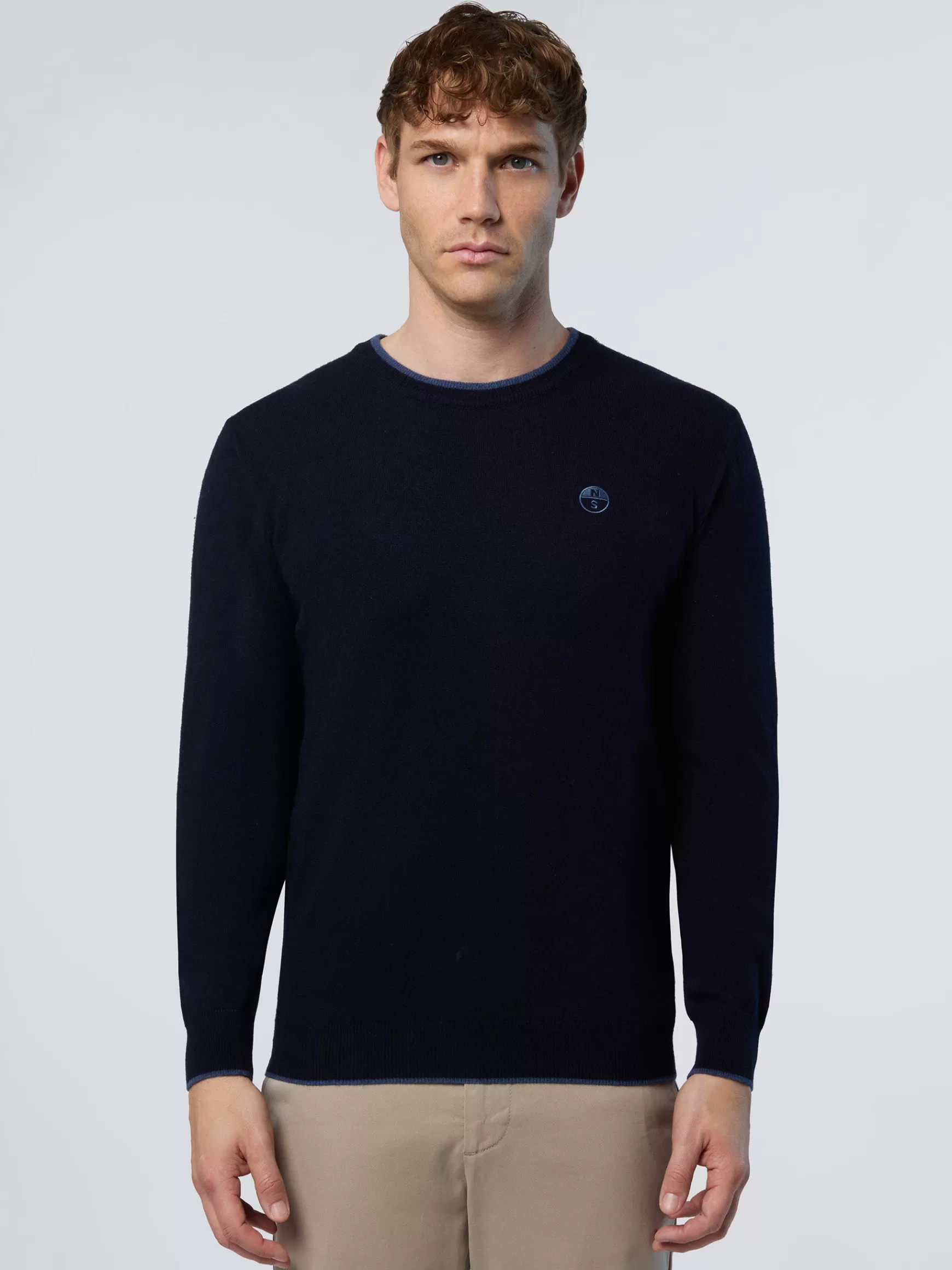 North Sails Maglione girocollo in cashmere>Uomo Maglioni E Cardigan