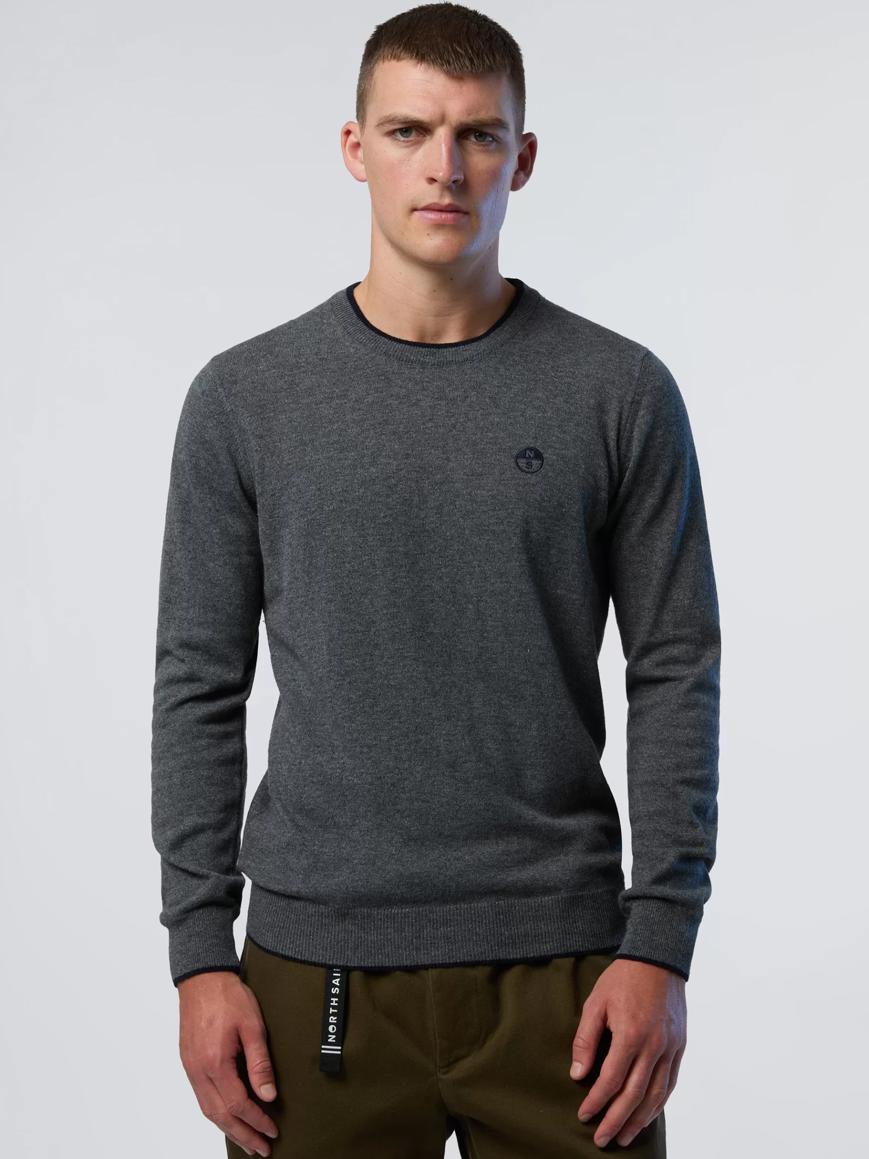 North Sails Maglione girocollo in cashmere>Uomo Maglioni E Cardigan