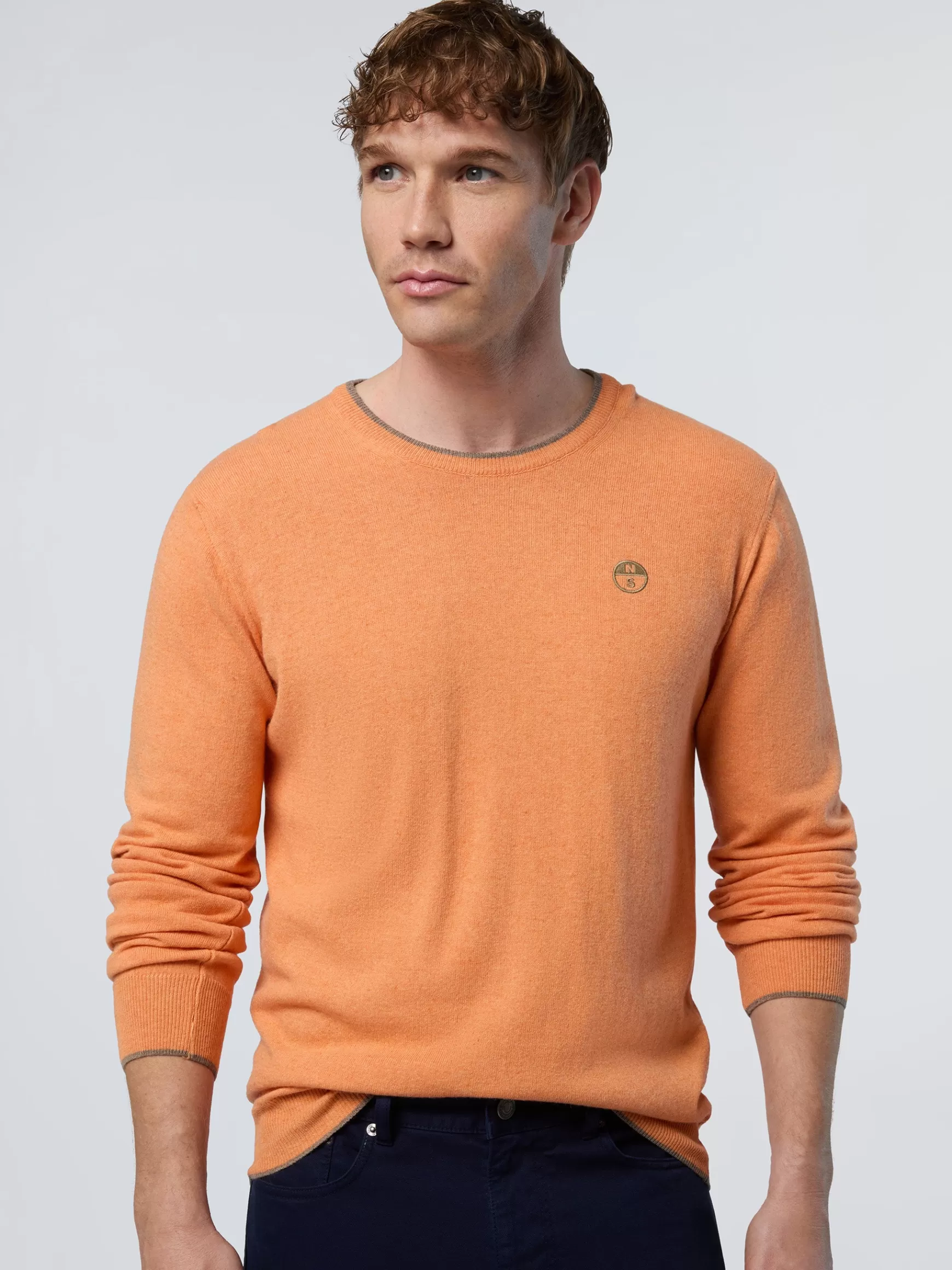 North Sails Maglione girocollo in cashmere>Uomo Maglioni E Cardigan