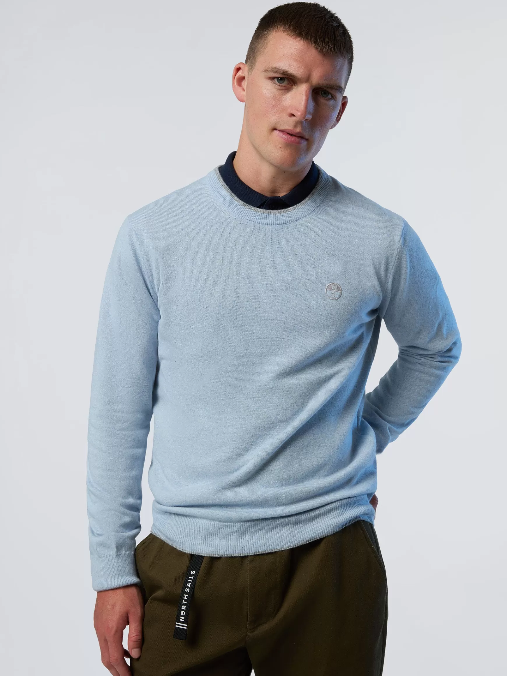 North Sails Maglione girocollo in cashmere>Uomo Maglioni E Cardigan