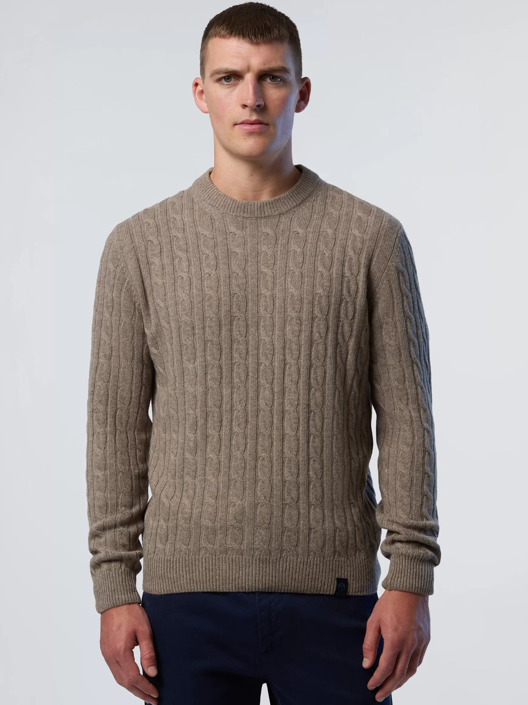 North Sails Maglione in cashmere a trecce>Uomo Shop By Look | Maglioni E Cardigan