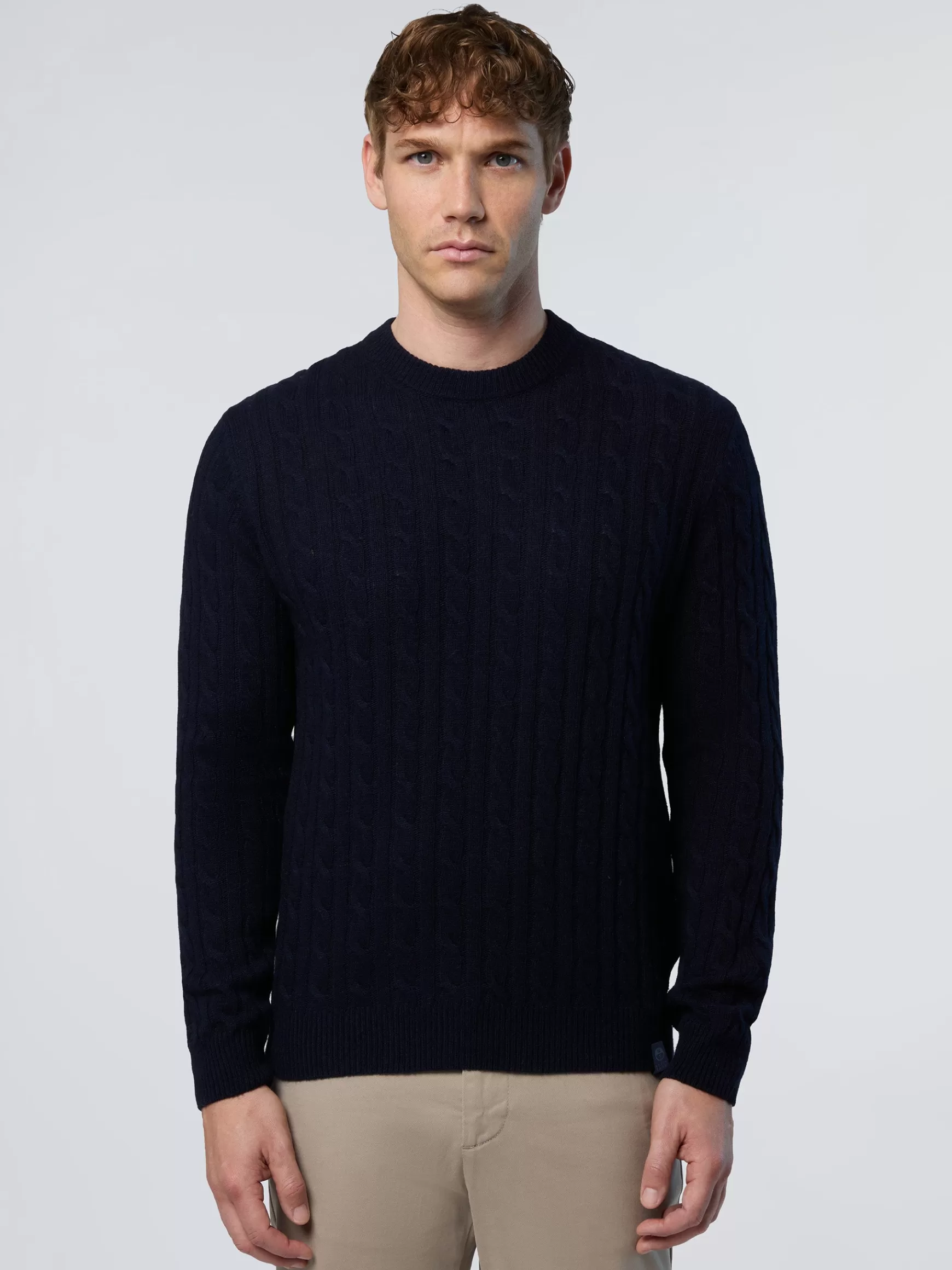 North Sails Maglione in cashmere a trecce>Uomo Shop By Look | Maglioni E Cardigan