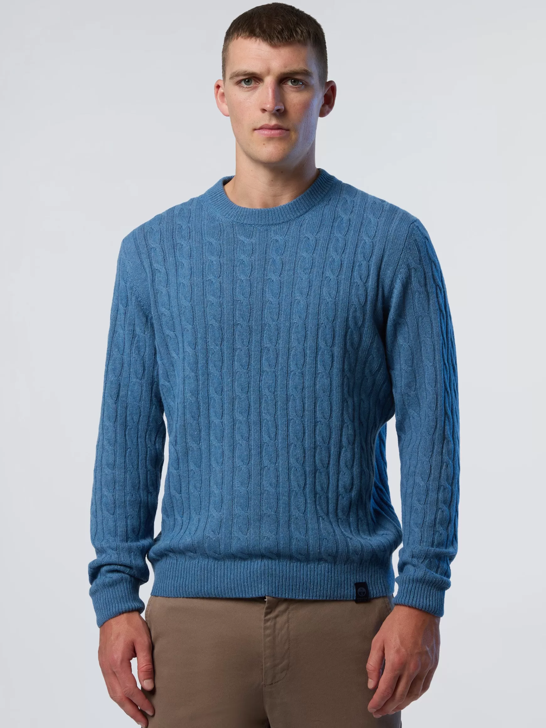 North Sails Maglione in cashmere a trecce>Uomo Shop By Look | Maglioni E Cardigan