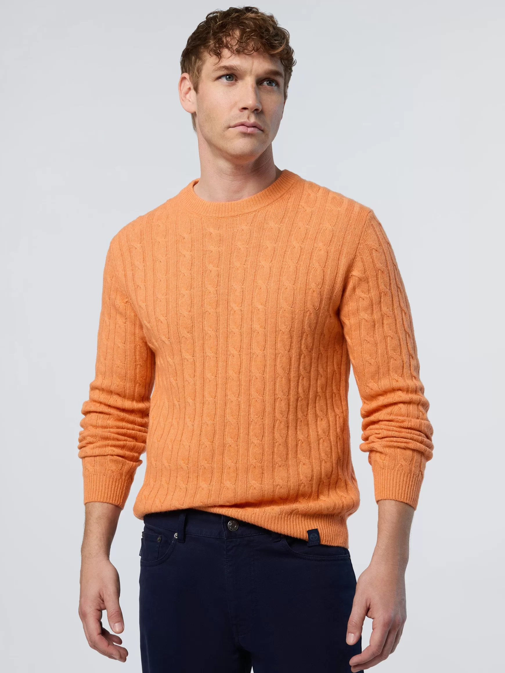 North Sails Maglione in cashmere a trecce>Uomo Shop By Look | Maglioni E Cardigan
